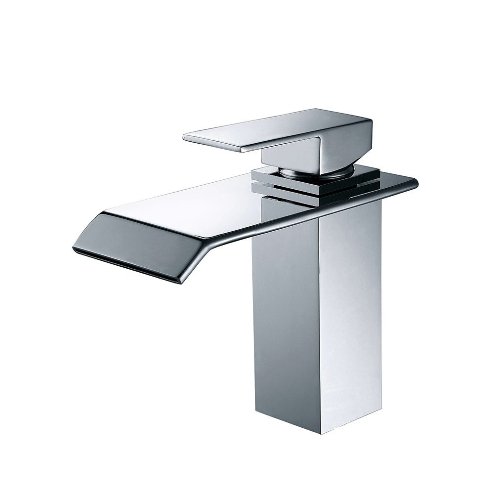 HOMELODY Badarmatur Wasserhahn Bad Wasserfall Waschbeckenarmatur günstig online kaufen