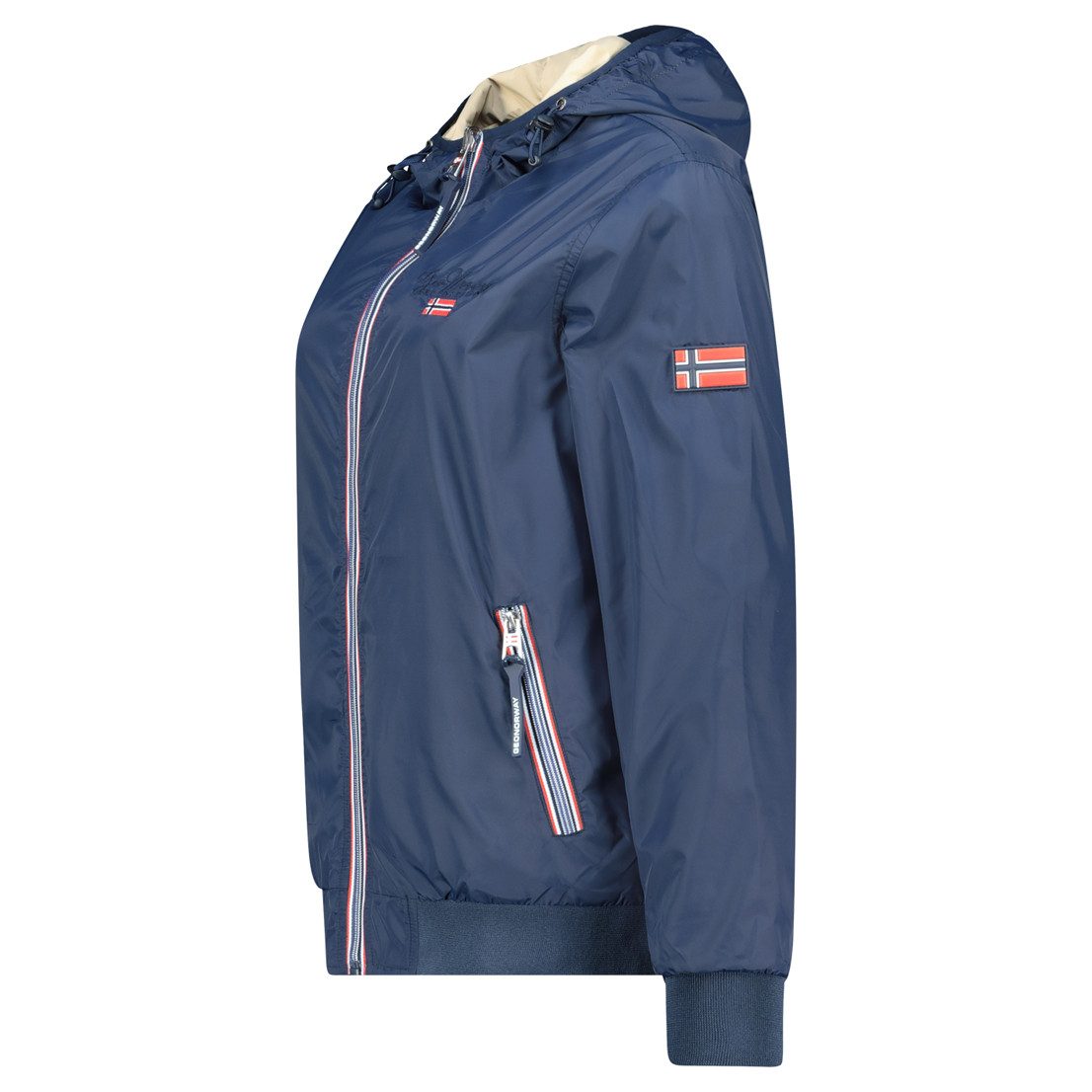 Geographical Norway Softshelljacke Damen Relaxed Fit Jacke Windabweisend baarrivial lady mit Kapuze
