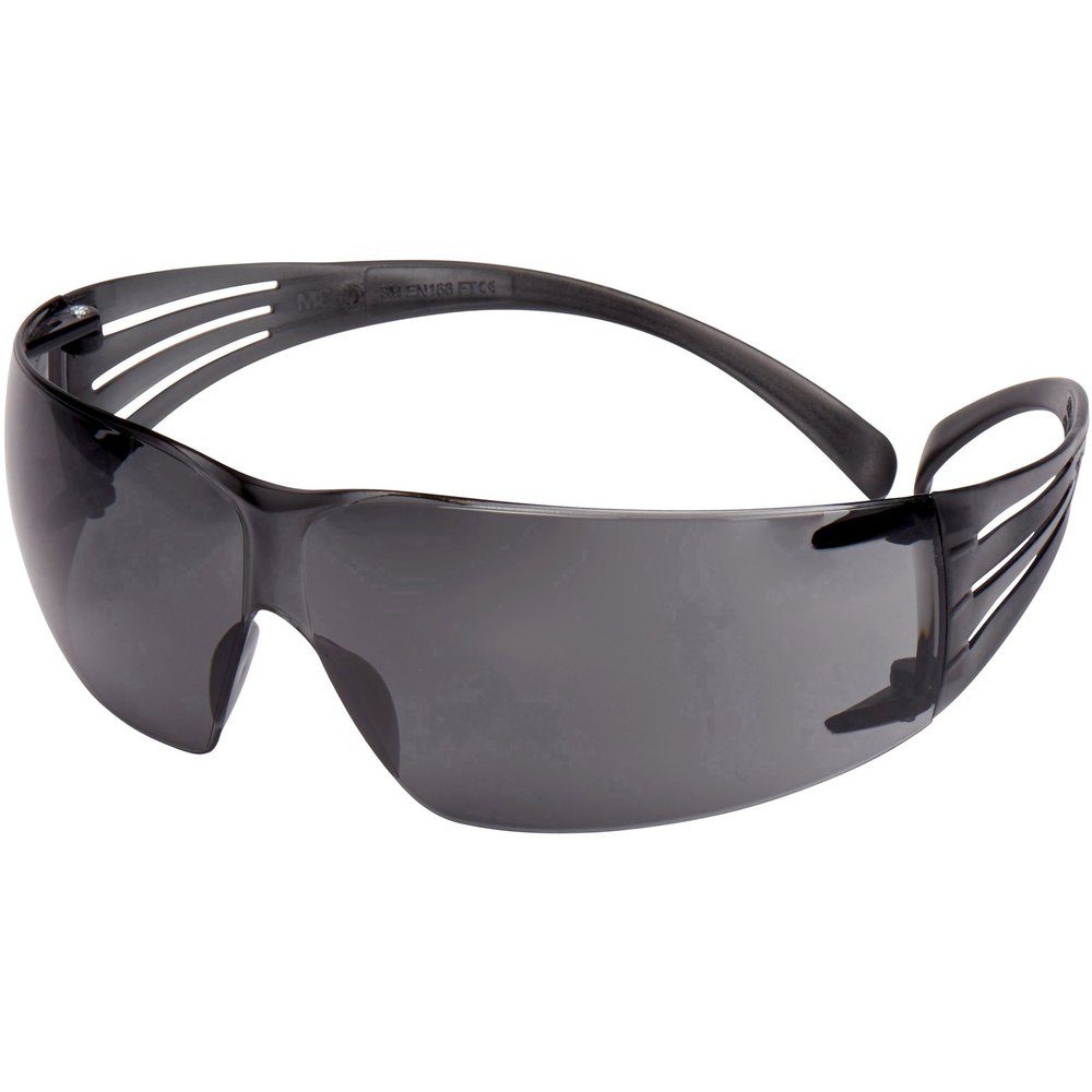 3M Arbeitsschutzbrille 3M mit Schwarz Antibeschlag-Schutz SecureFit Schutzbrille SF202AF