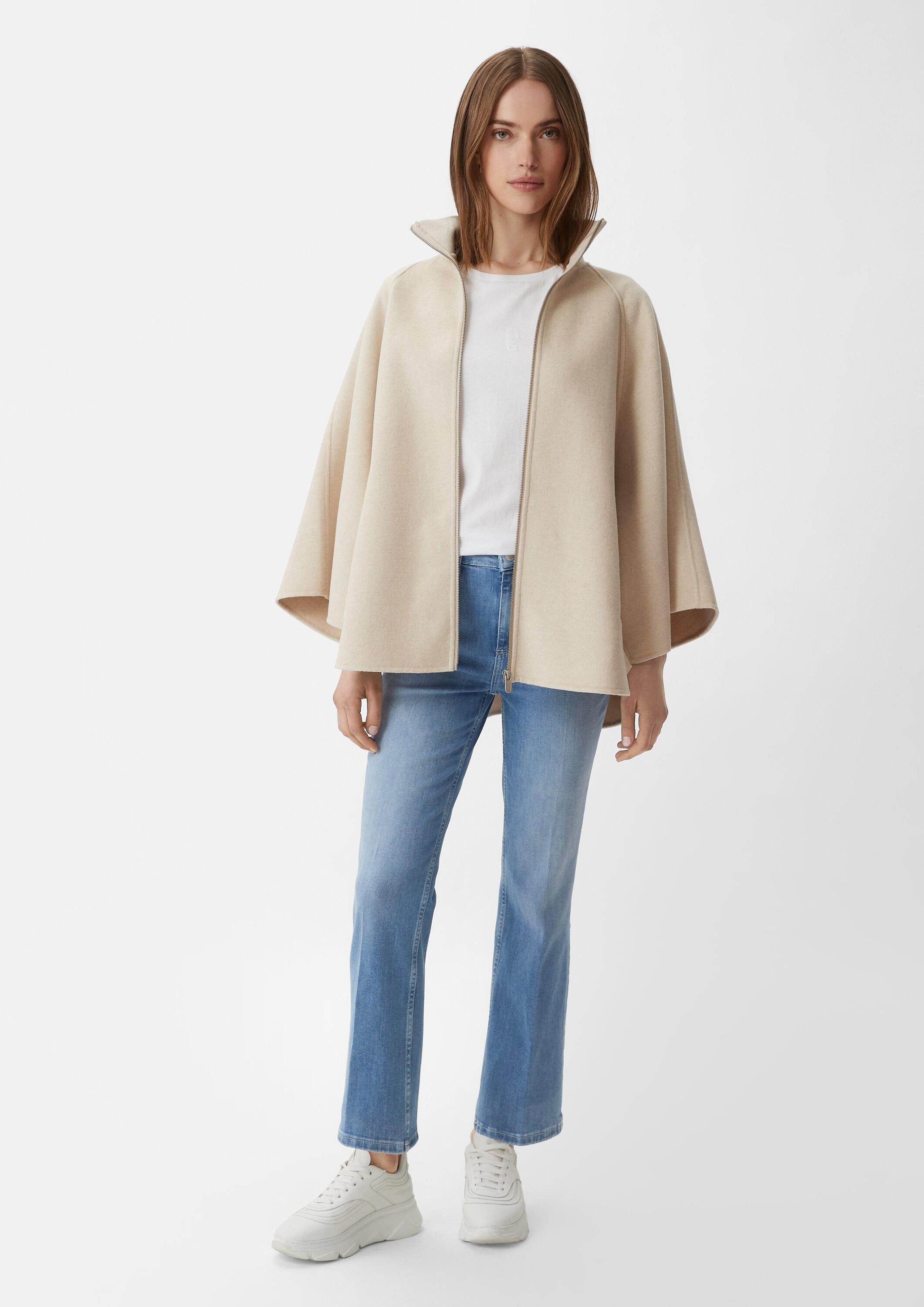 comma Regular-fit-Jeans Jeans-Hose Cropped Jeans / Regular fit / Mid rise / Flared leg