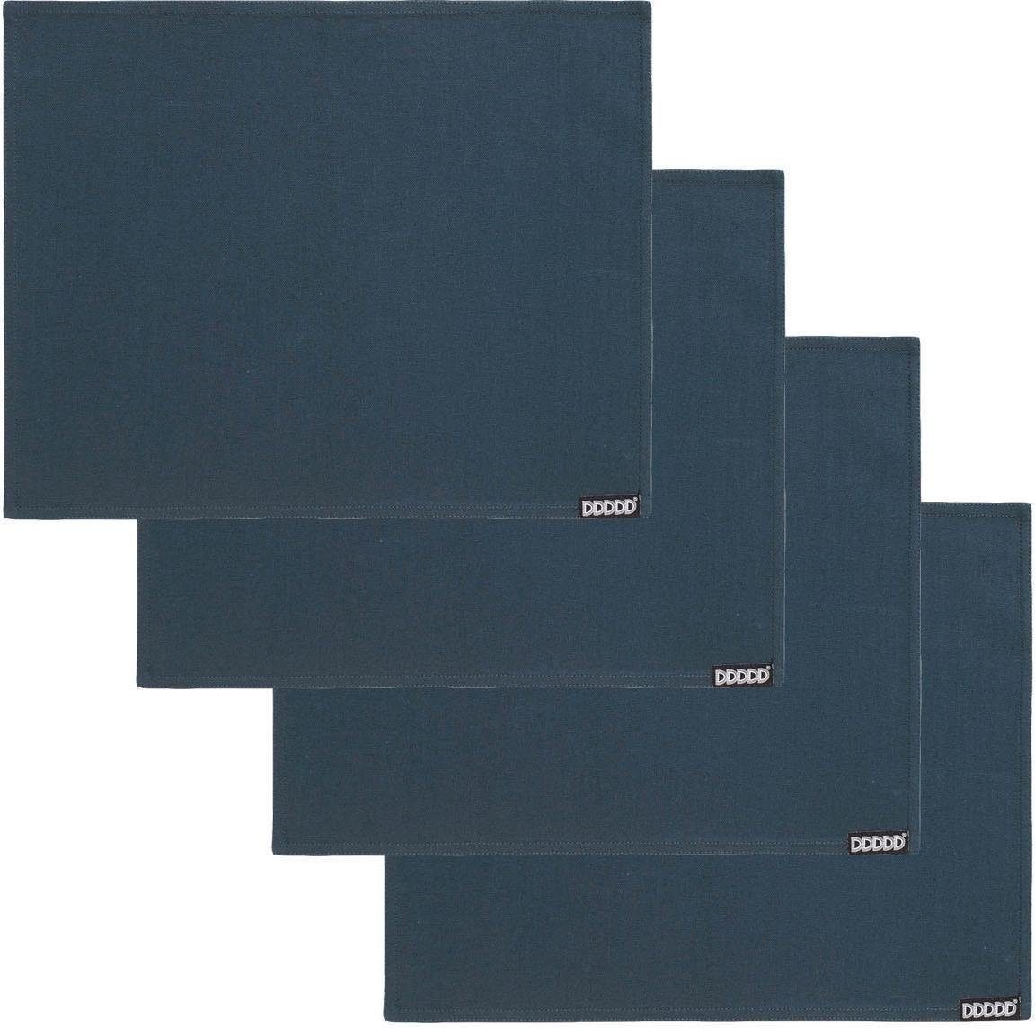 35x45 DDDDD, (Set, cm, Baumwolle Kit, 4-St), Platzset, navy