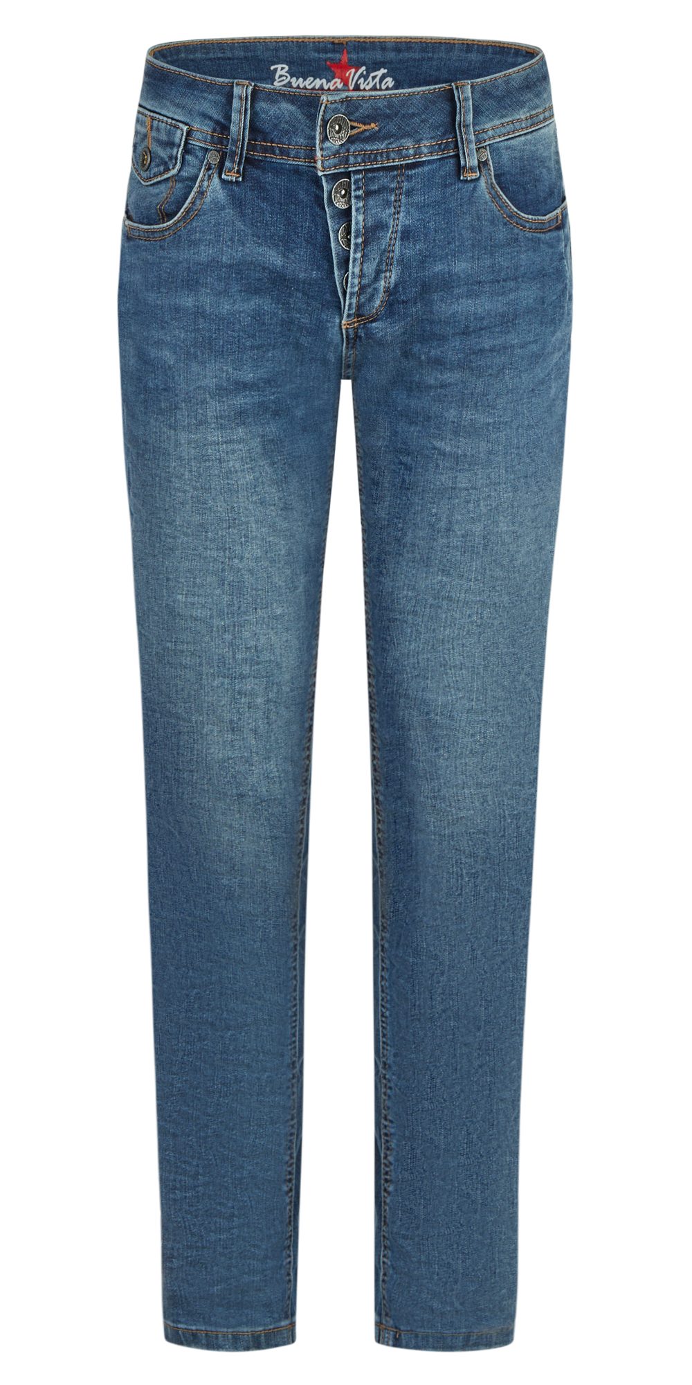 Buena Vista Stretch-Jeans BUENA VISTA MALIBU CC CROPPED underwater blue 2601 B5848 369.8050 -