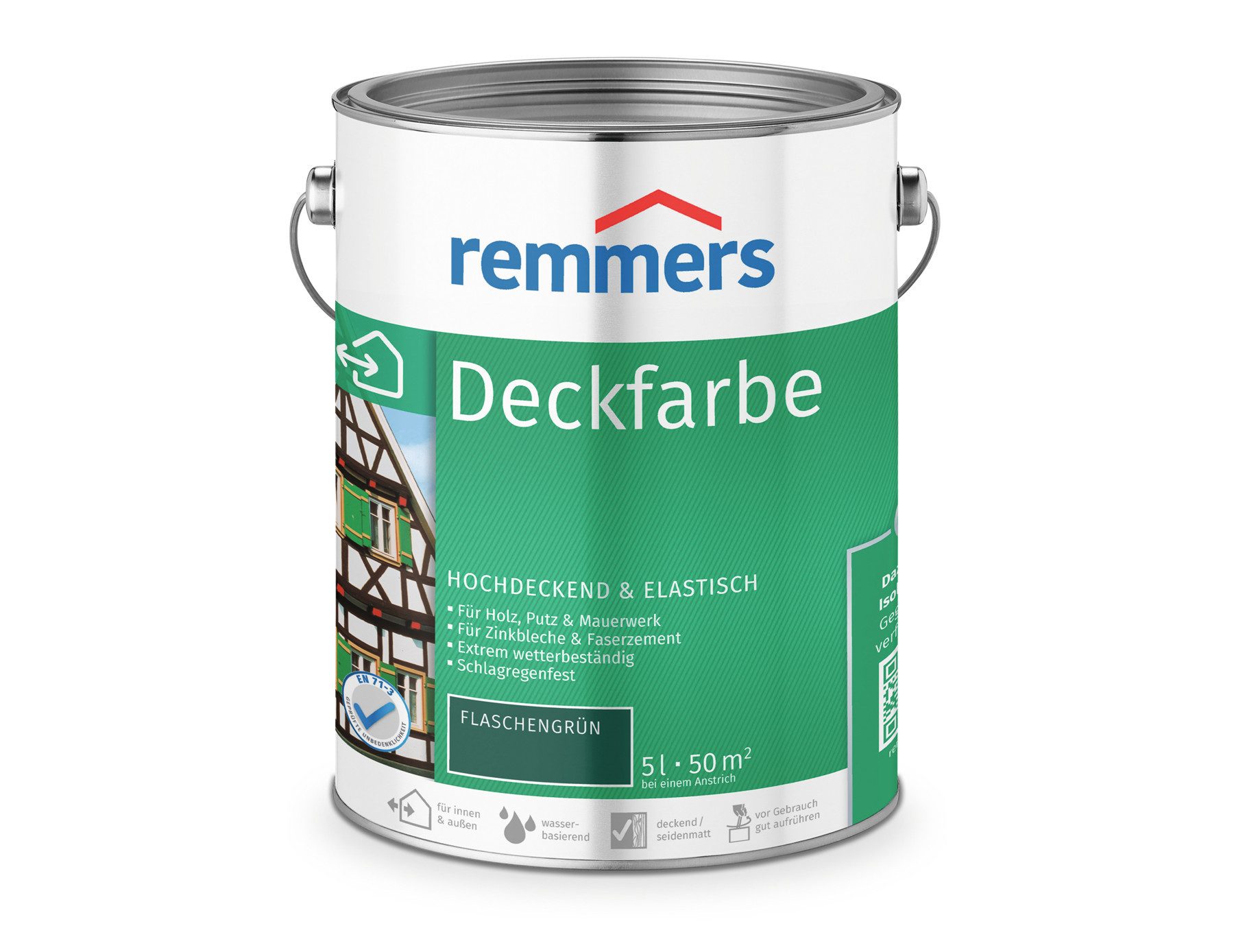 Remmers Wetterschutzfarbe Deckfarbe anthrazitgrau (RAL 7016) 5 Liter