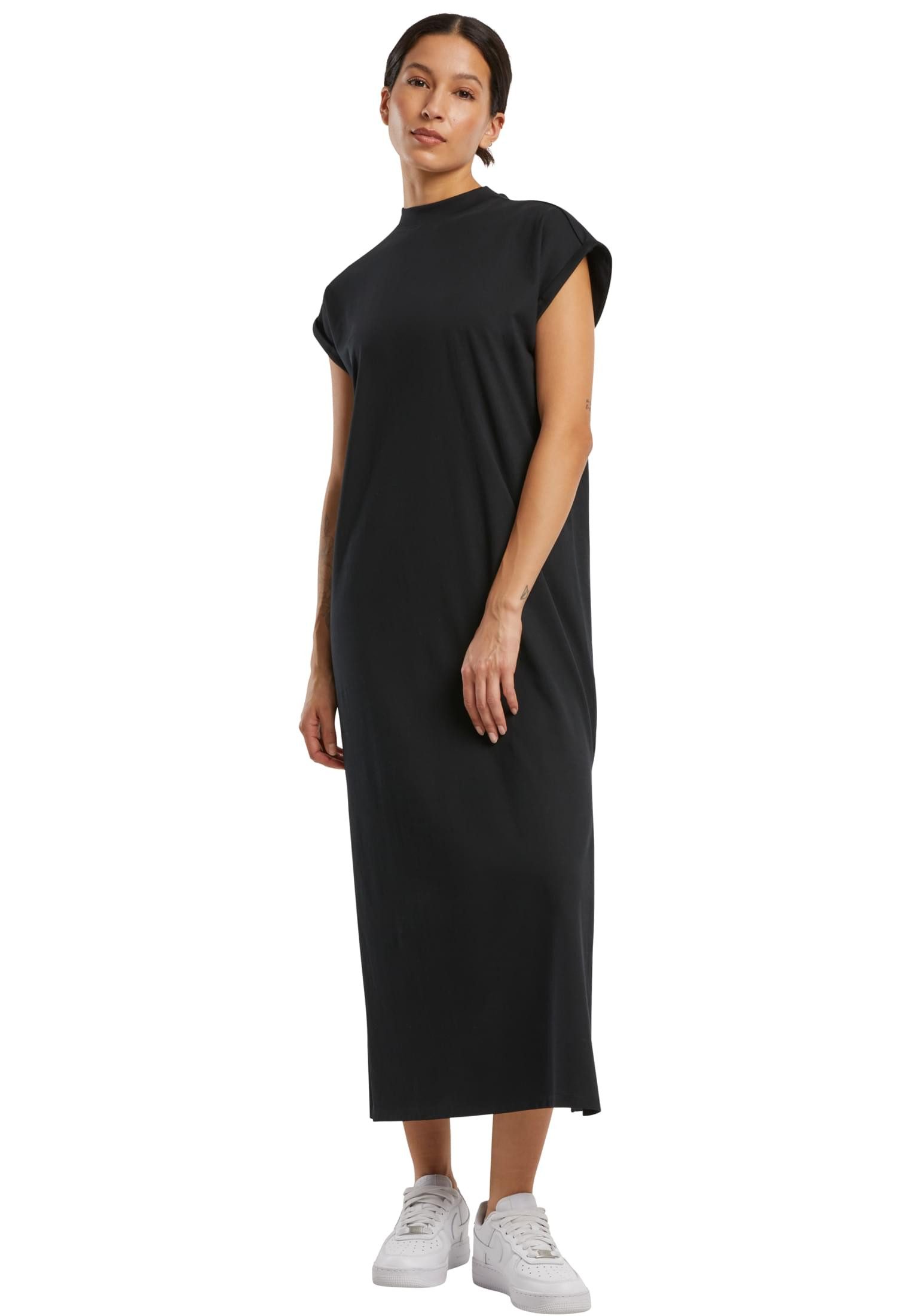 urbandreamz Jerseykleid Damen Kleid Shirt Long Extended Shoulder Lang gesch günstig online kaufen