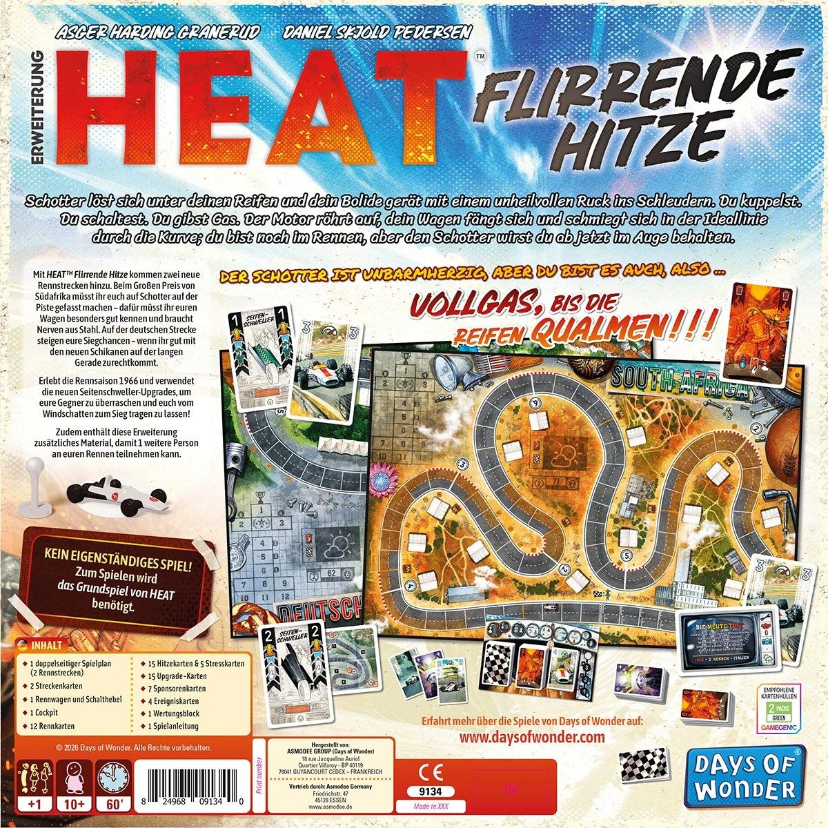 Asmodee Spiel Heat – Flirrende Hitze DE