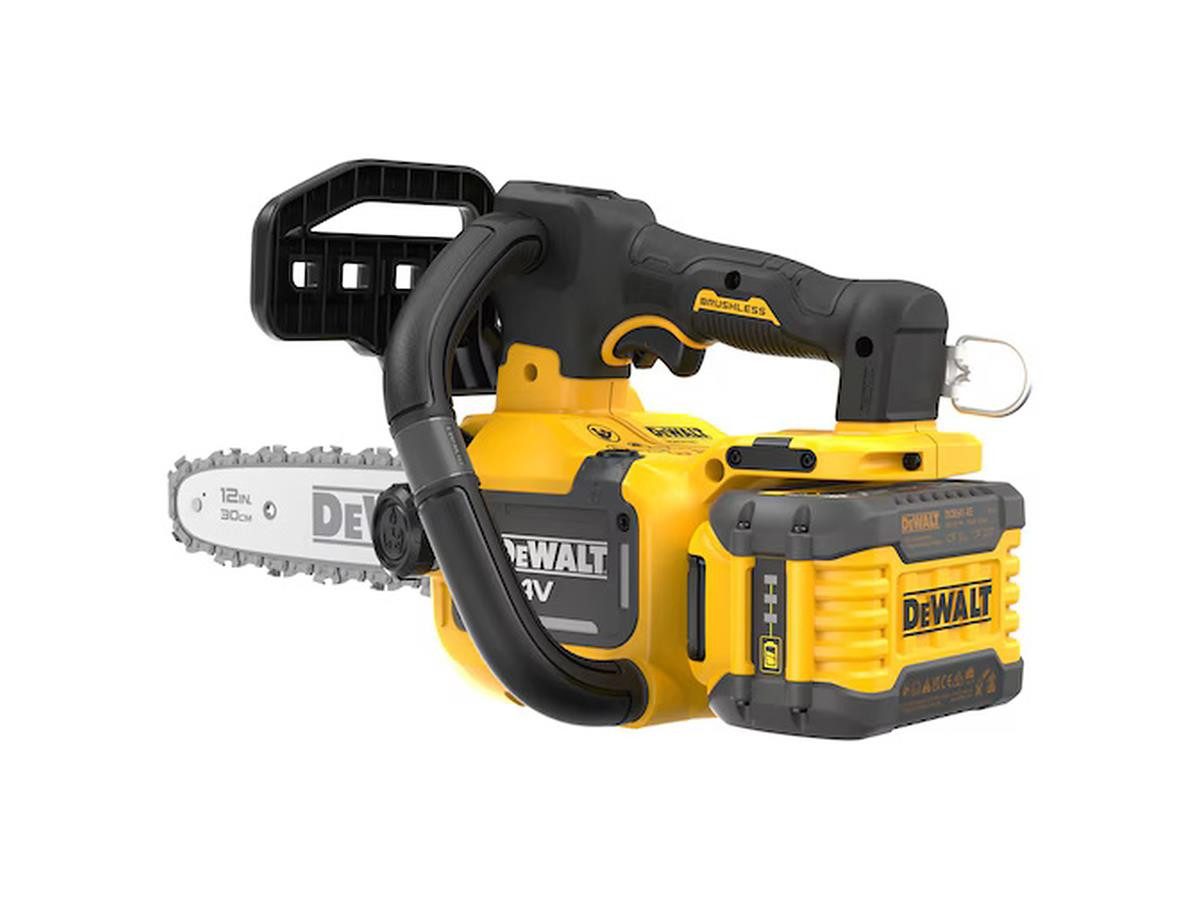 DeWalt Akku-Kettensäge DCMCST632X1-QW, 30 cm Schwertlänge, Set, Max. Schnittlänge 25cm, inkl. 54 V Akku und System-Schnellladegerät
