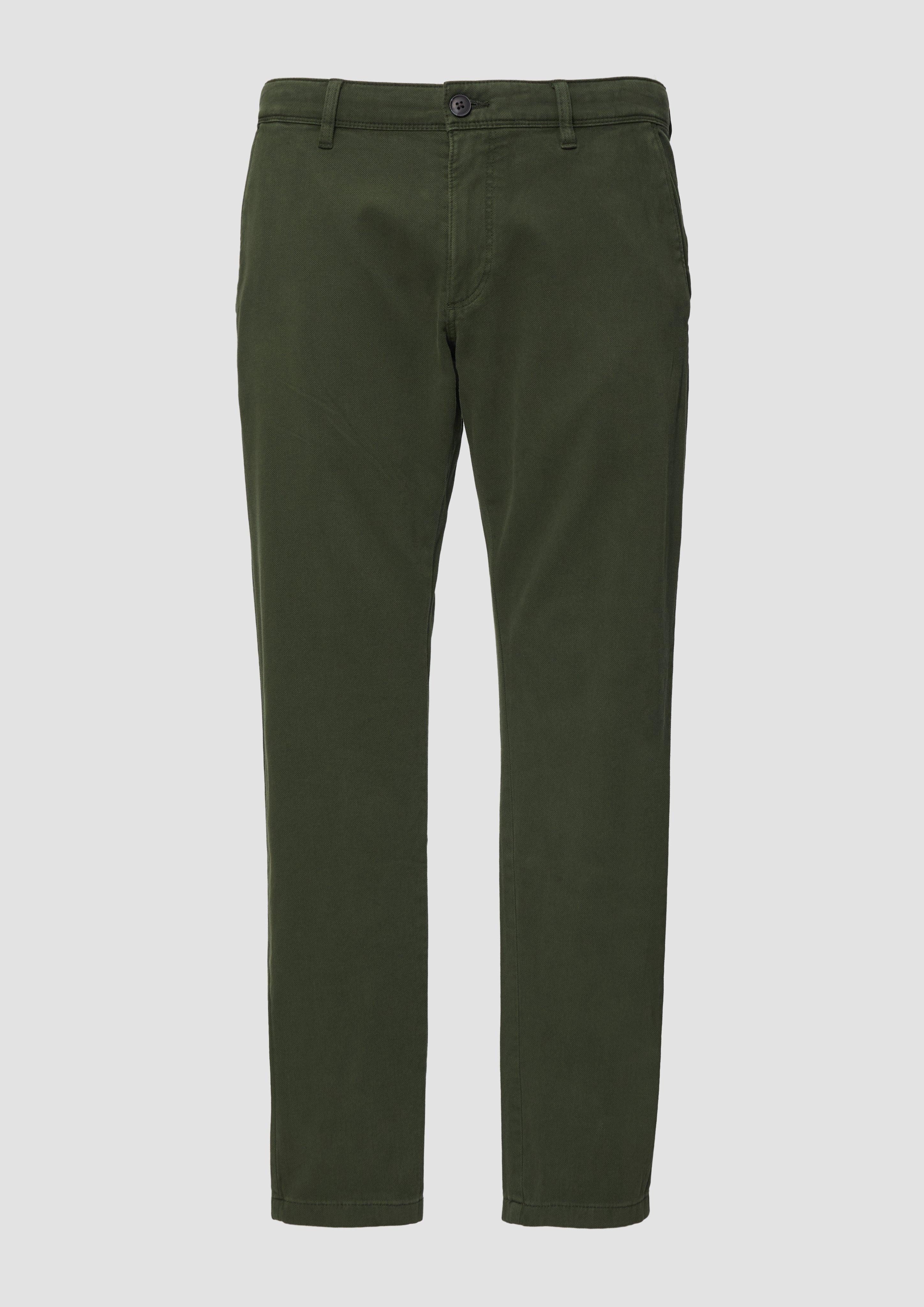s.Oliver Stoffhose Regular Fit: Strukturierte Chino günstig online kaufen