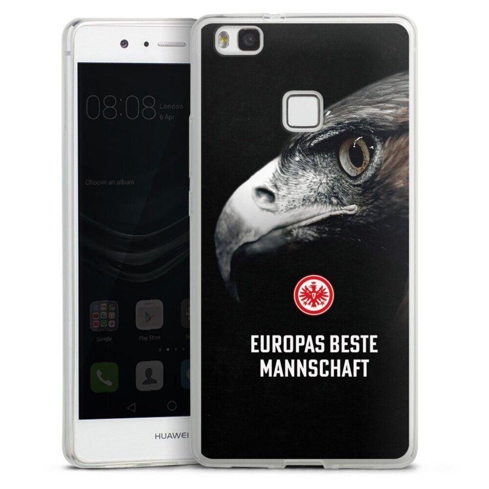DeinDesign Handyhülle Eintracht Frankfurt Offizielles Lizenzprodukt Europameisterschaft, Huawei P9 Lite (2016) Slim Case Silikon Hülle Ultra Dünn Schutzhülle