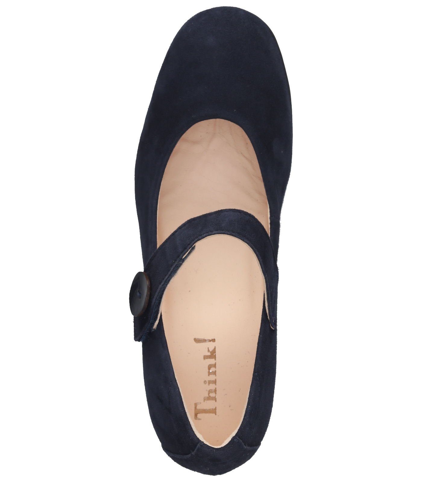 Think! Veloursleder Pumps Pumps Dunkelblau