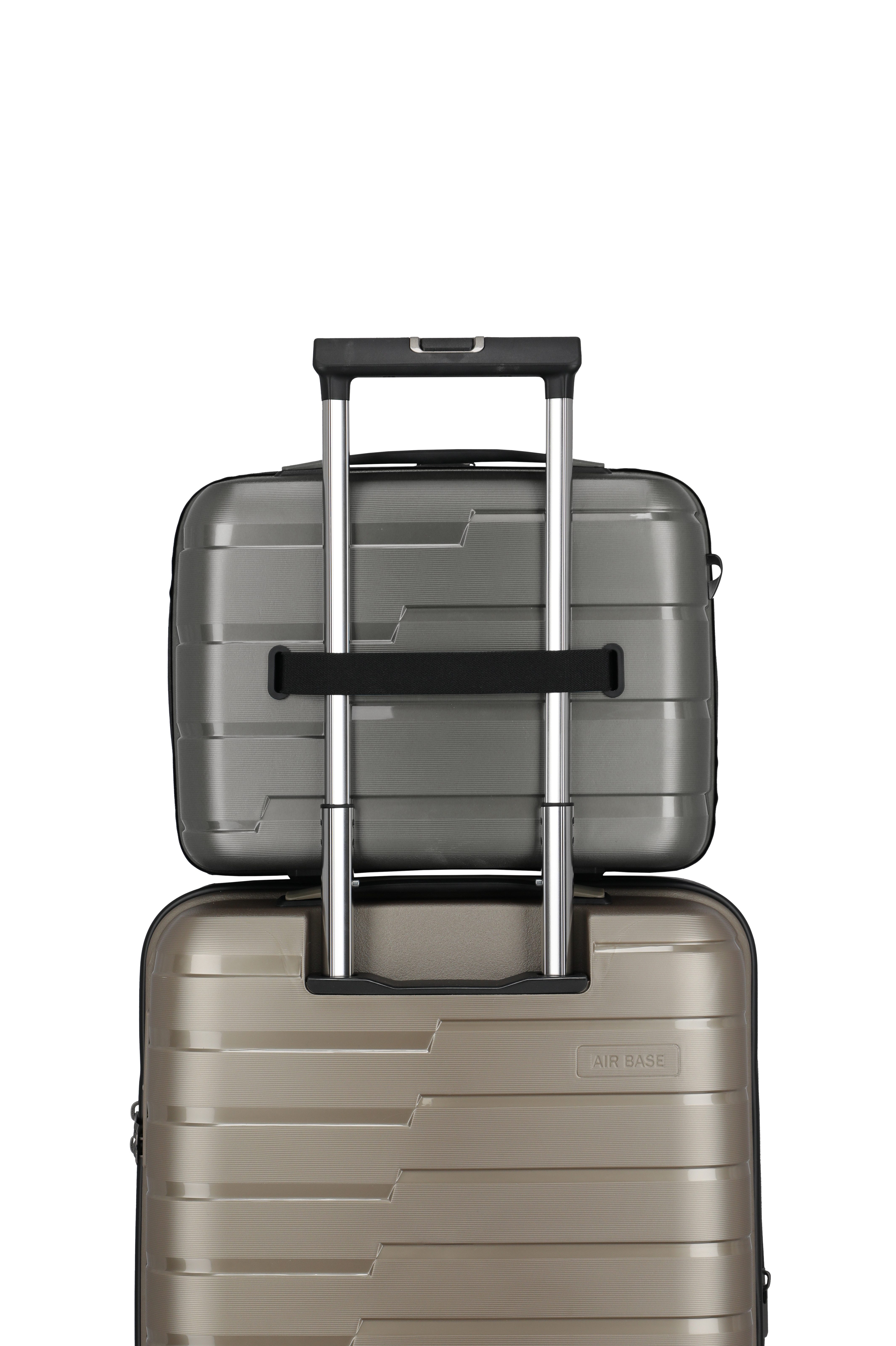 travelite Beautycase AIR BASE Kosmetikkoffer Hartschale, mit TSA-Schloss und Aufsteckfunktion – robust und leicht