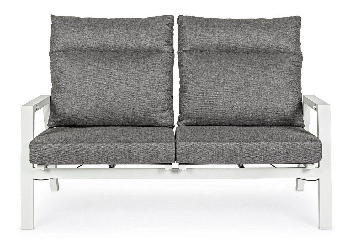 Couch Kledi Sofa Sofa Aluminium Polster 152x81x98cm Natur24 Sofa