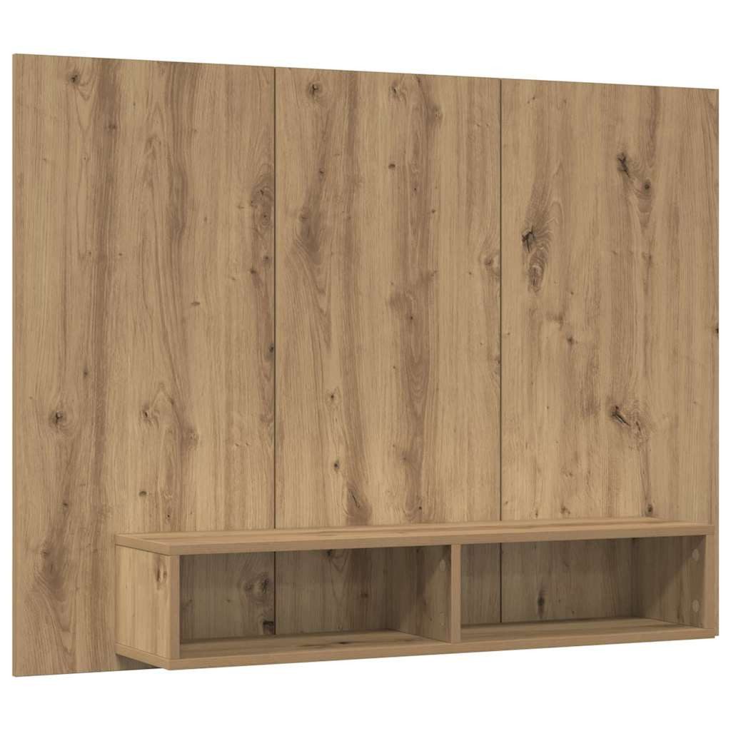 vidaXL TV-Schrank TV-Schrankset 120 x 23,5 x 90 cm Artisan-Eiche Holzwerkstoff (1-St)