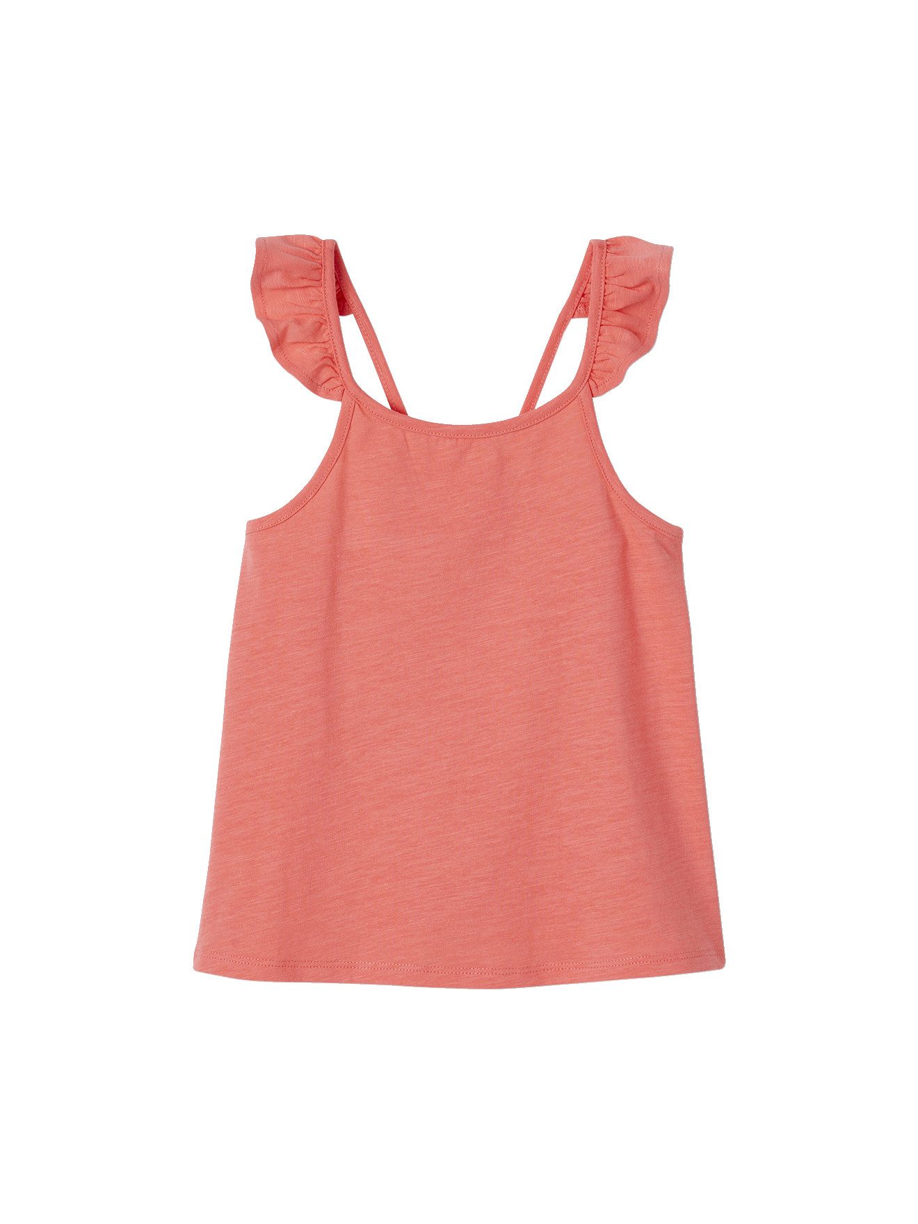 Trägertop Mädchen Top mit Volantträgern BASIC