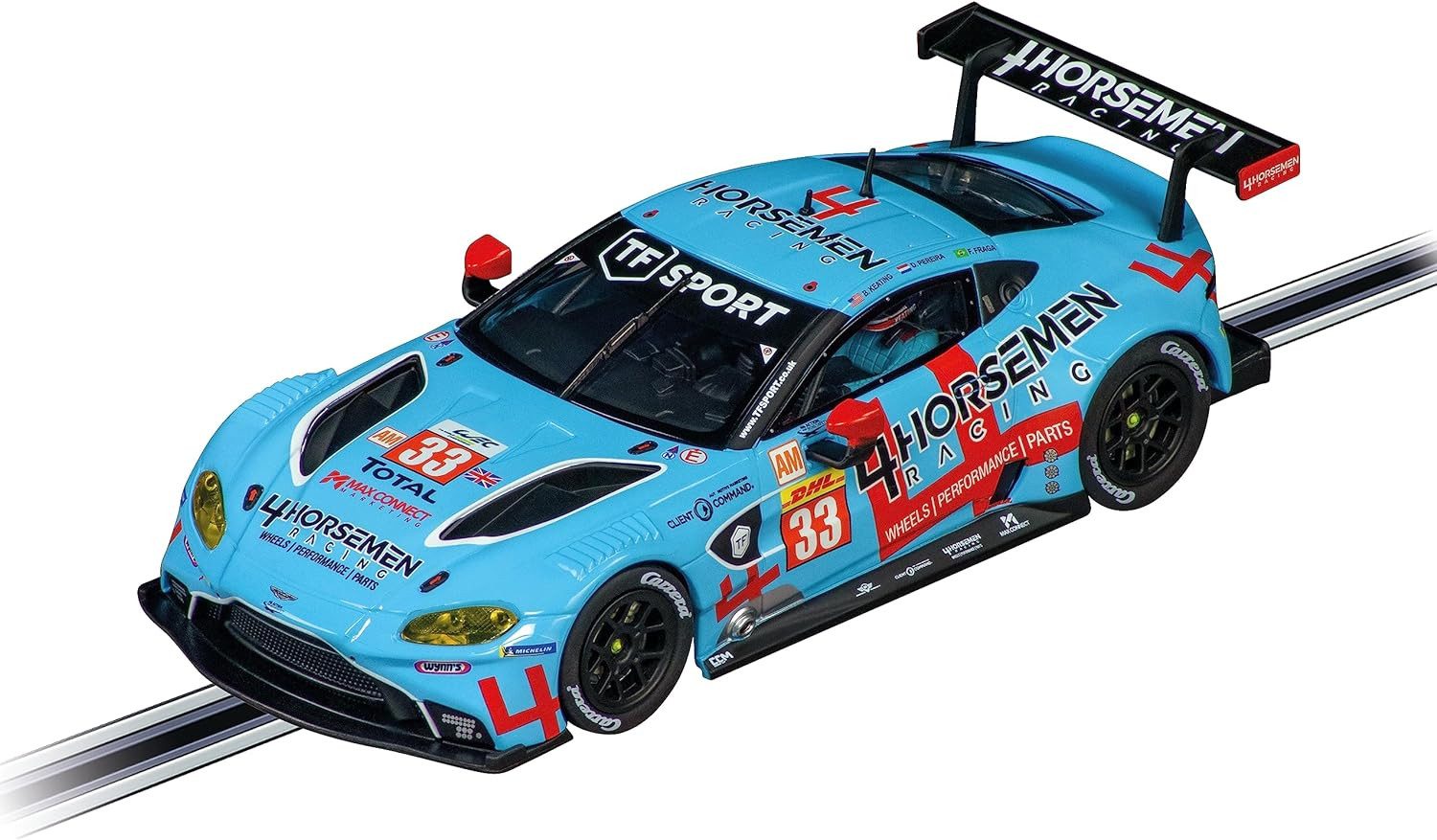 CARRERA RC Rennbahn-Auto Aston Martin Vantage GTE Slotcar I Maßstab 1:32 I TF Sport