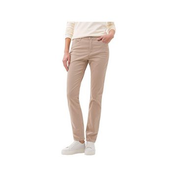 Brax Stoffhose beige regular (1-tlg)