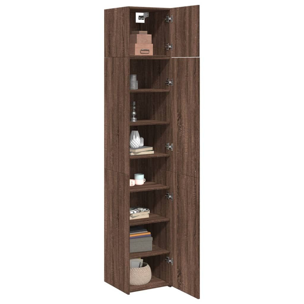 vidaXL Sideboard Hochschrank Schmal Eichen-Optik 40x42,5x225 günstig online kaufen