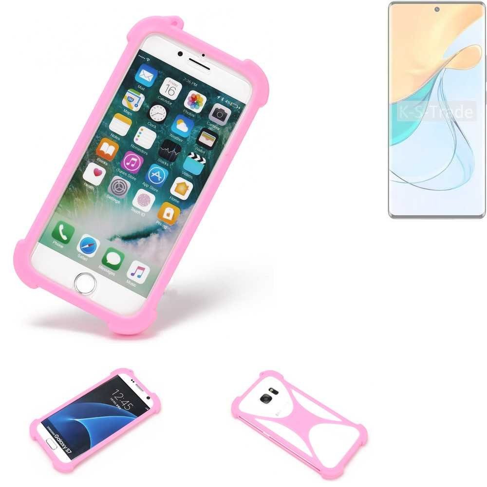 K-S-Trade Handyhülle für ZTE Blade V50 5G, Handy Hülle Schutz Hülle Bumper Silikon Schutz Hülle Cover Case