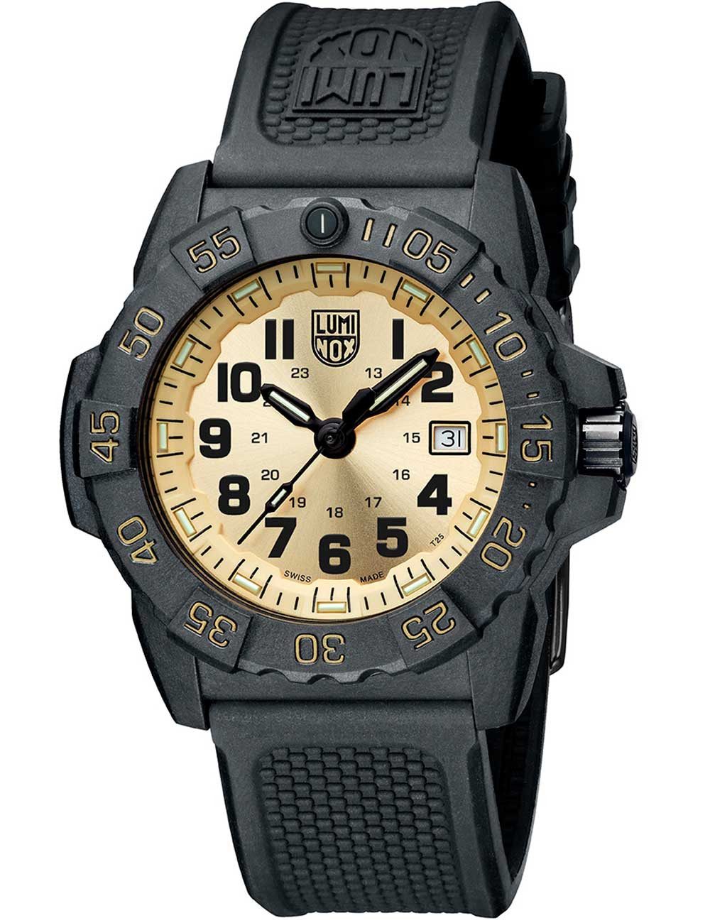 Luminox Quarzuhr Luminox XS.3505.GP.1 Herrenuhr Neavy Seal Gold 45mm 20ATM Luminox XS.3505.GP.1 Herrenuhr Neavy Seal Gold 45mm 20ATM