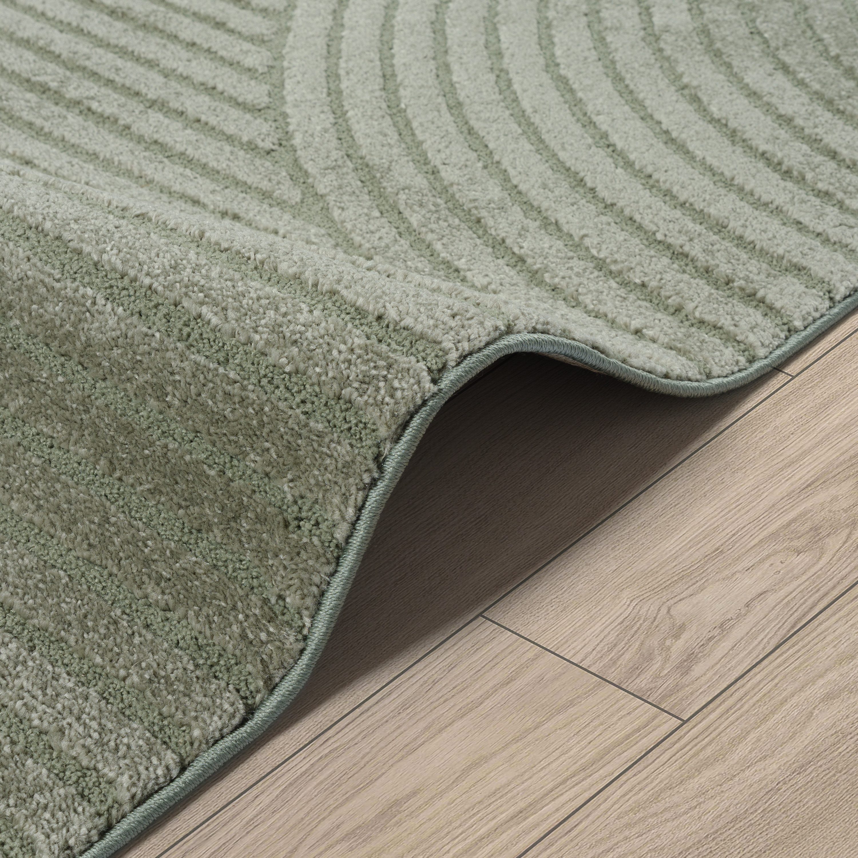 OTTO home Designteppich Eliaan 3D Optik/Hoch-Tief Effekt, rechteckig, Höhe: 14 mm, hohe Flordichte und angenehm weich, Teppich Wohnzimmer Boho Design – Bild 5 von 5