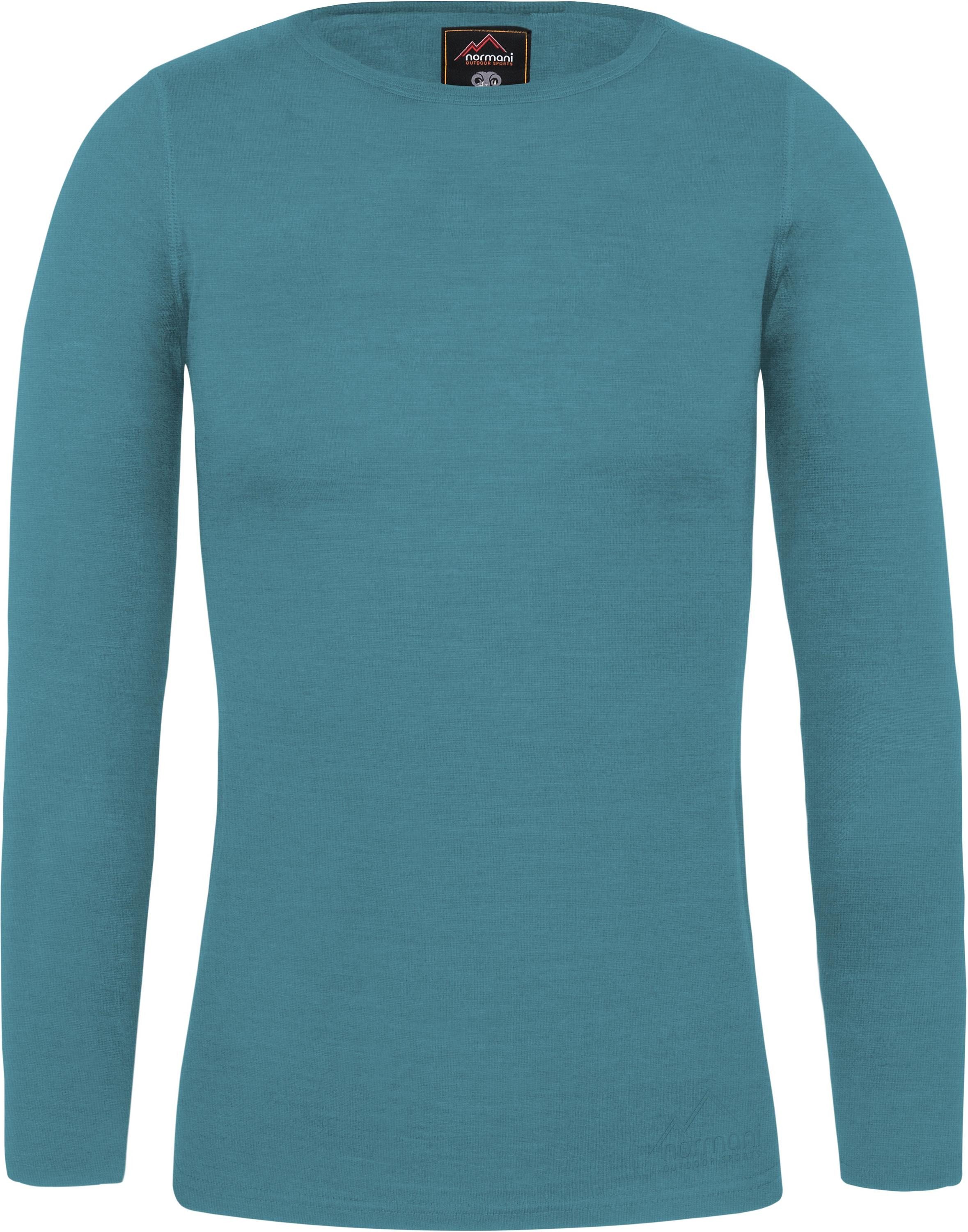 normani Langarmshirt Damen Merino Langarm-Shirt Mandurah Ski-Unterwäsche Rundhals Merino Pullover Unterhemd - 100 % Merinowolle
