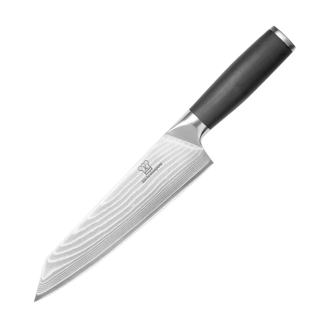 Küchenkompane Kochmesser Küchenkompane Damast-Kochmesser OKAMI Sei Gyuto, 17cm, 62 HRC