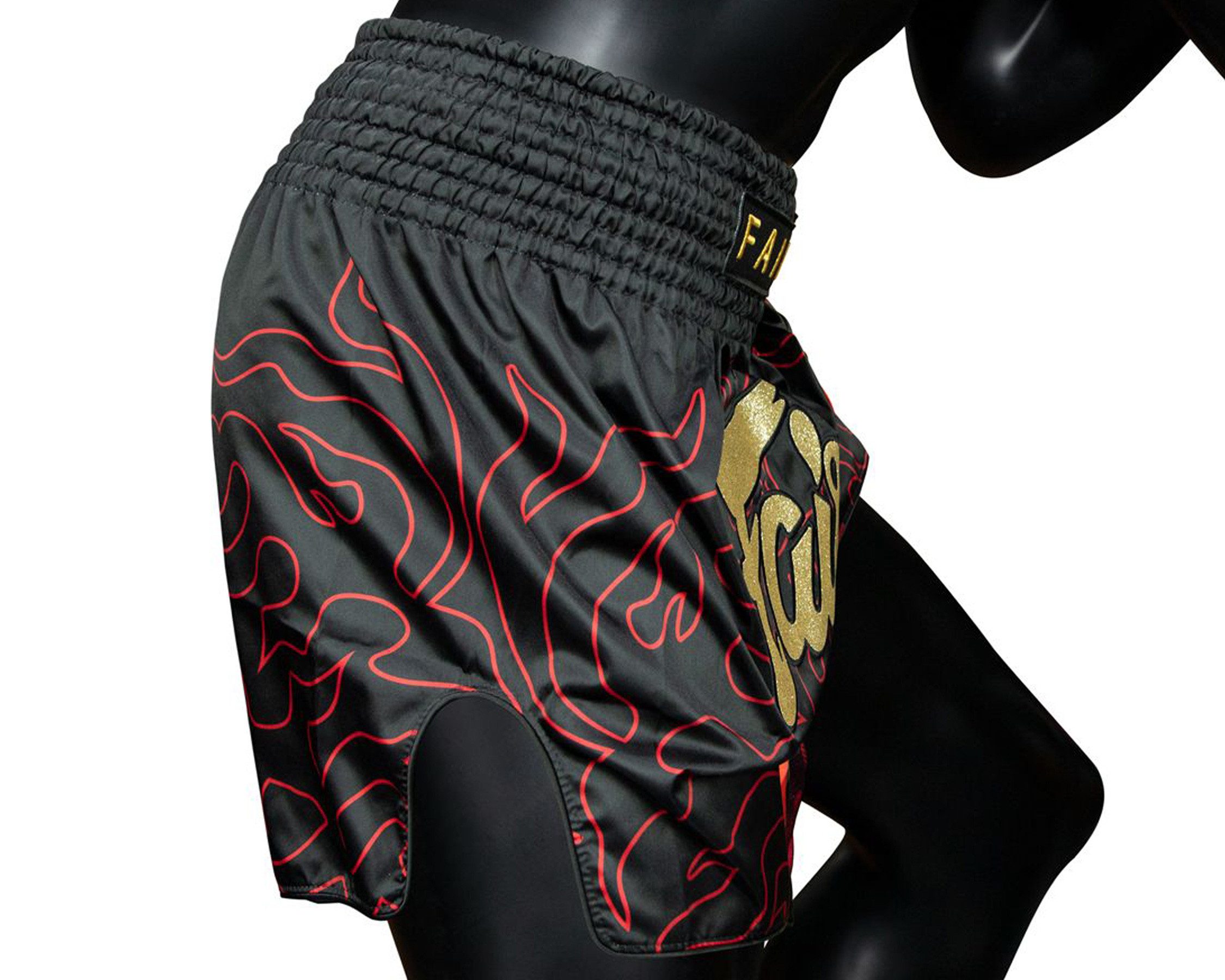 Fairtex Shorts Lava (1-tlg) Fairtex Lava Muay Thai Shorts – Energiegeladen & kampfbereit