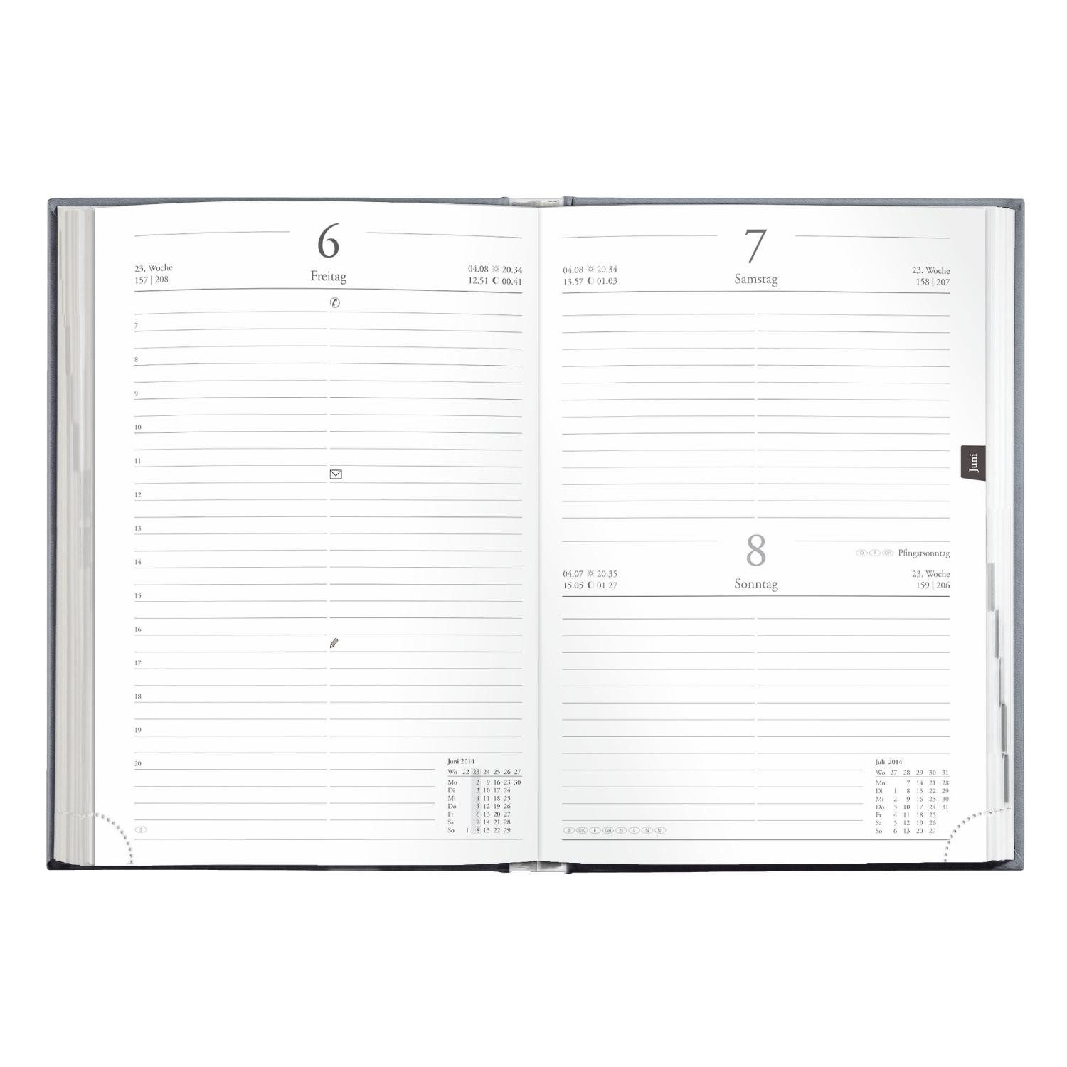 Herlitz Buchkalender herlitz Buchkalender Cheftimer 2026, A5, schwarz