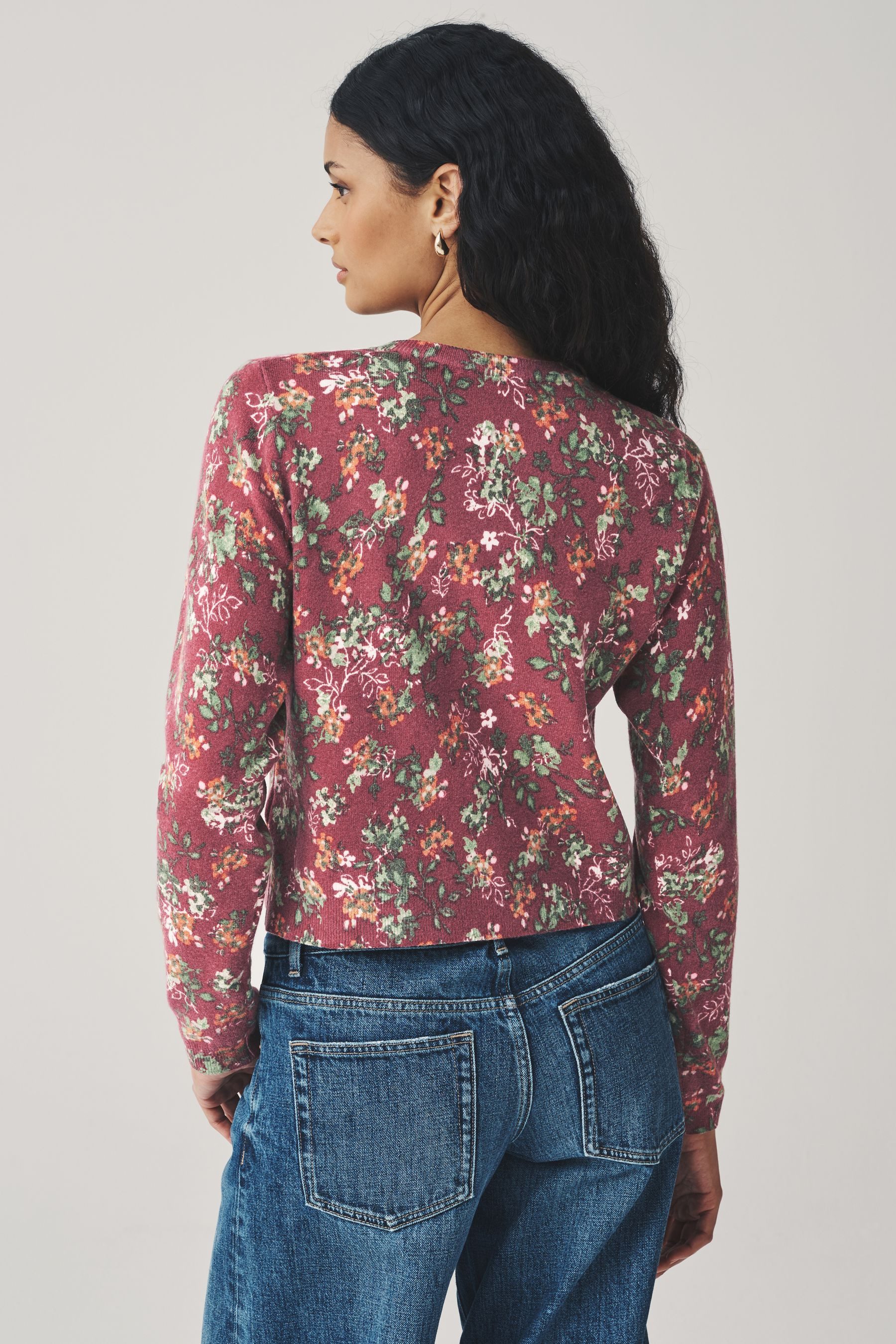 Next Strickjacke Superweiche Slim Fit Strickjacke mit Wollanteil (1-tlg) günstig online kaufen