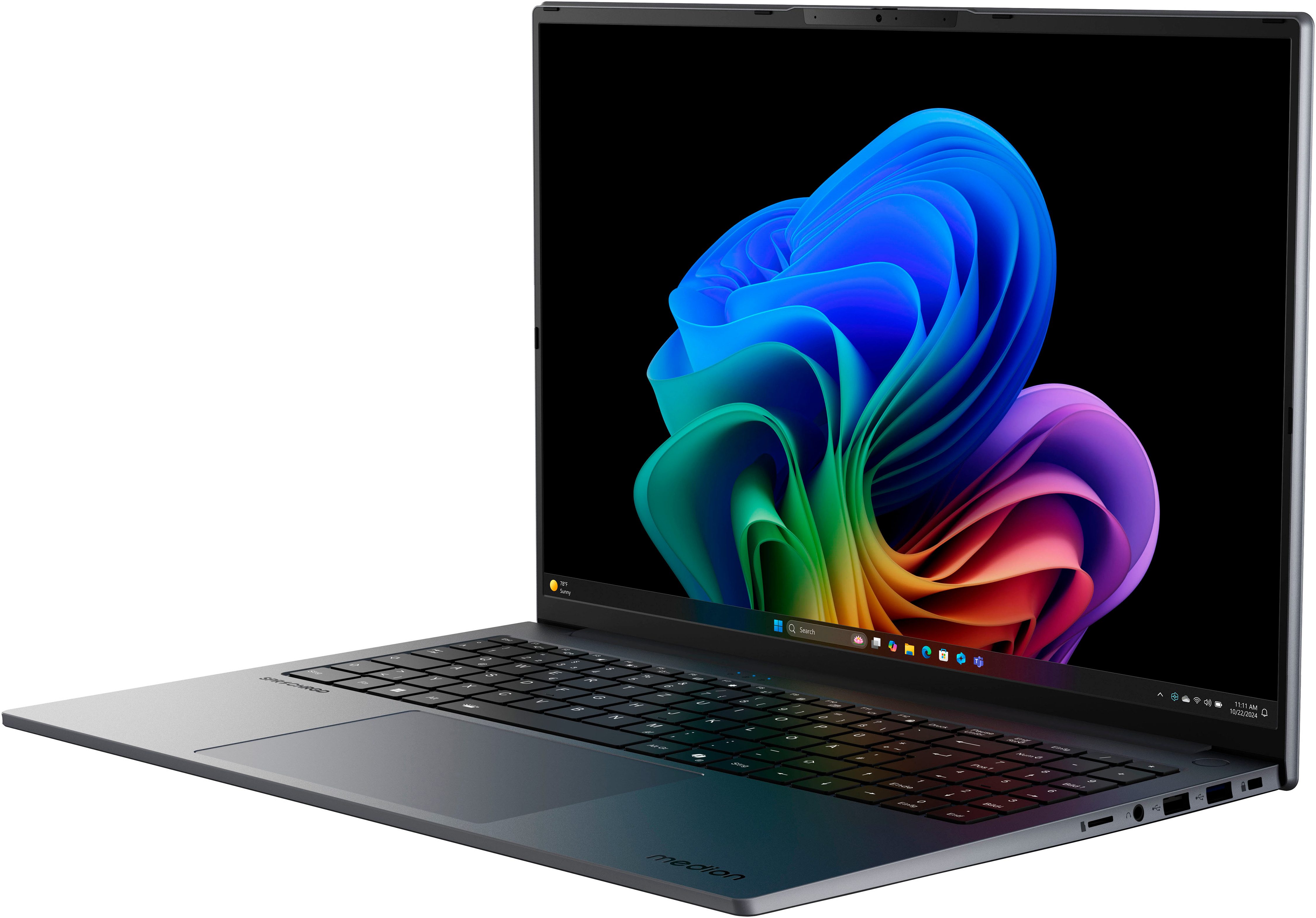 Medion® SPRCHRGD 16 S1 OLED Notebook (40,6 cm/16 Zoll, Intel Core Ultra 5 228V, ARC 140V, 32 GB, 512 GB SSD)