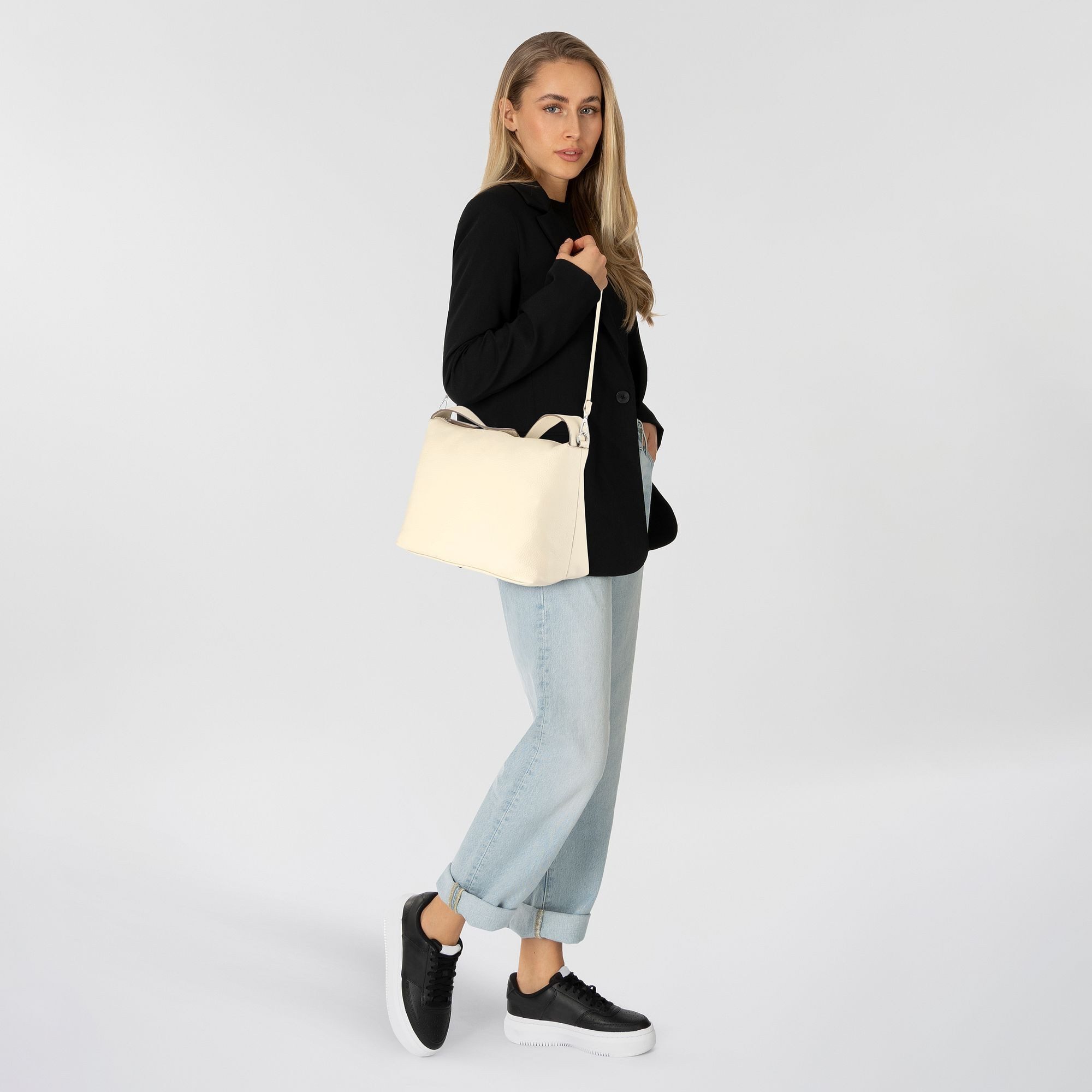 TOM TAILOR Henkeltasche Lissi, Polyurethan