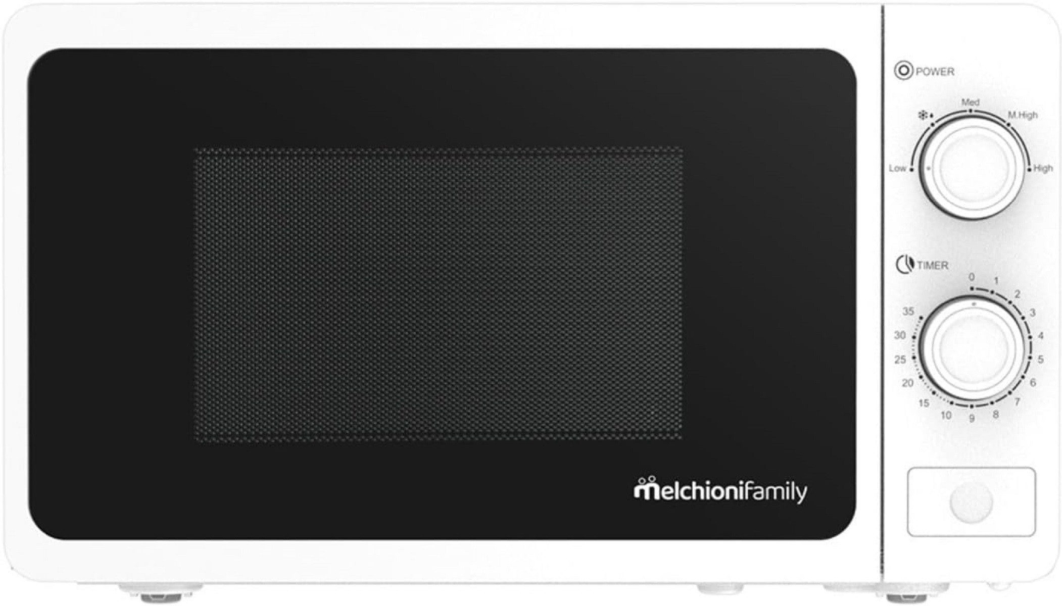 Melchioni Backofen mit Mikrowelle Mikrowelle mit Grill 20 Lt multifunktionale Mikrowelle 800 W