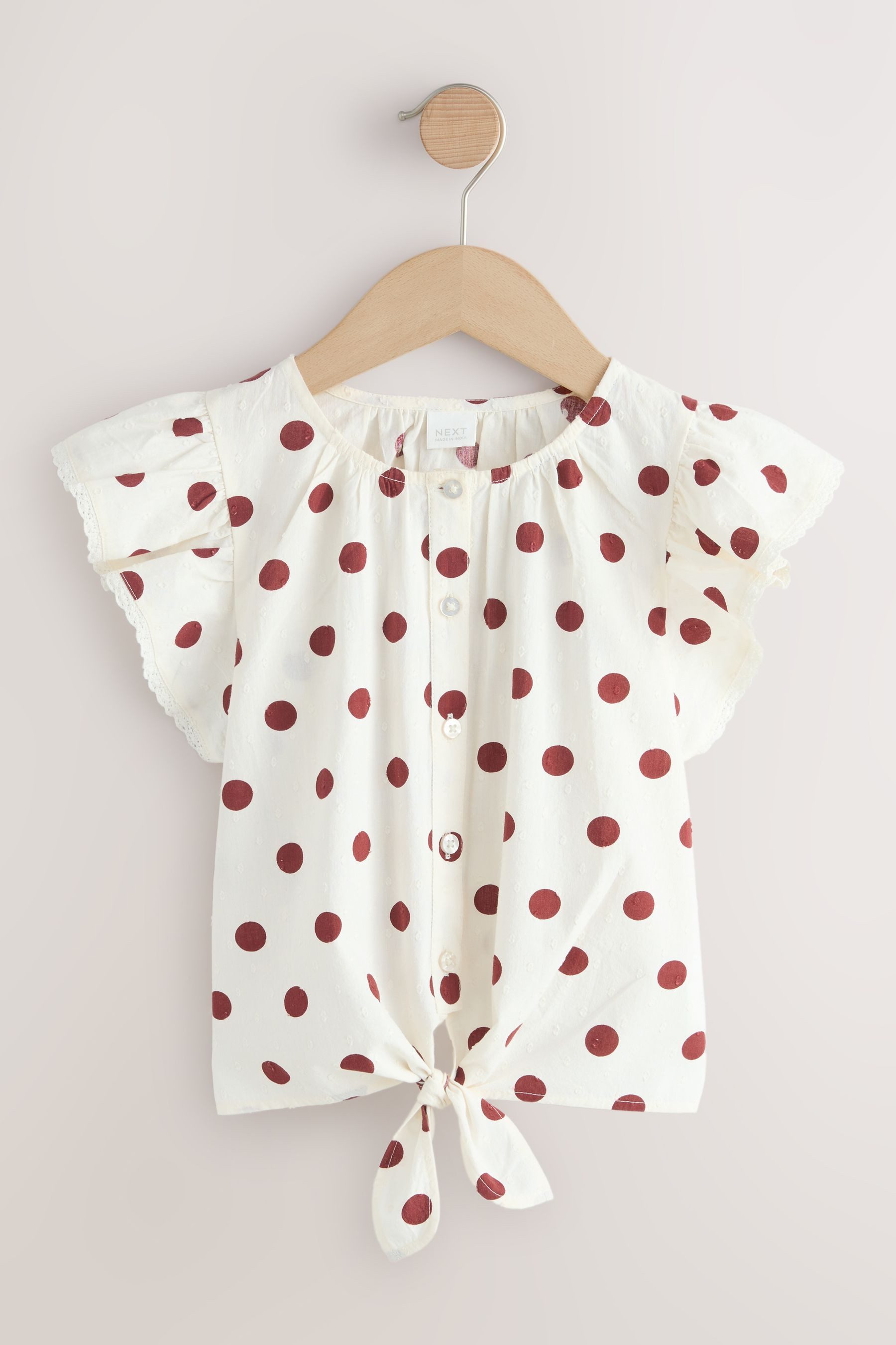 Blusentop Bluse mit Schnürung vorn
