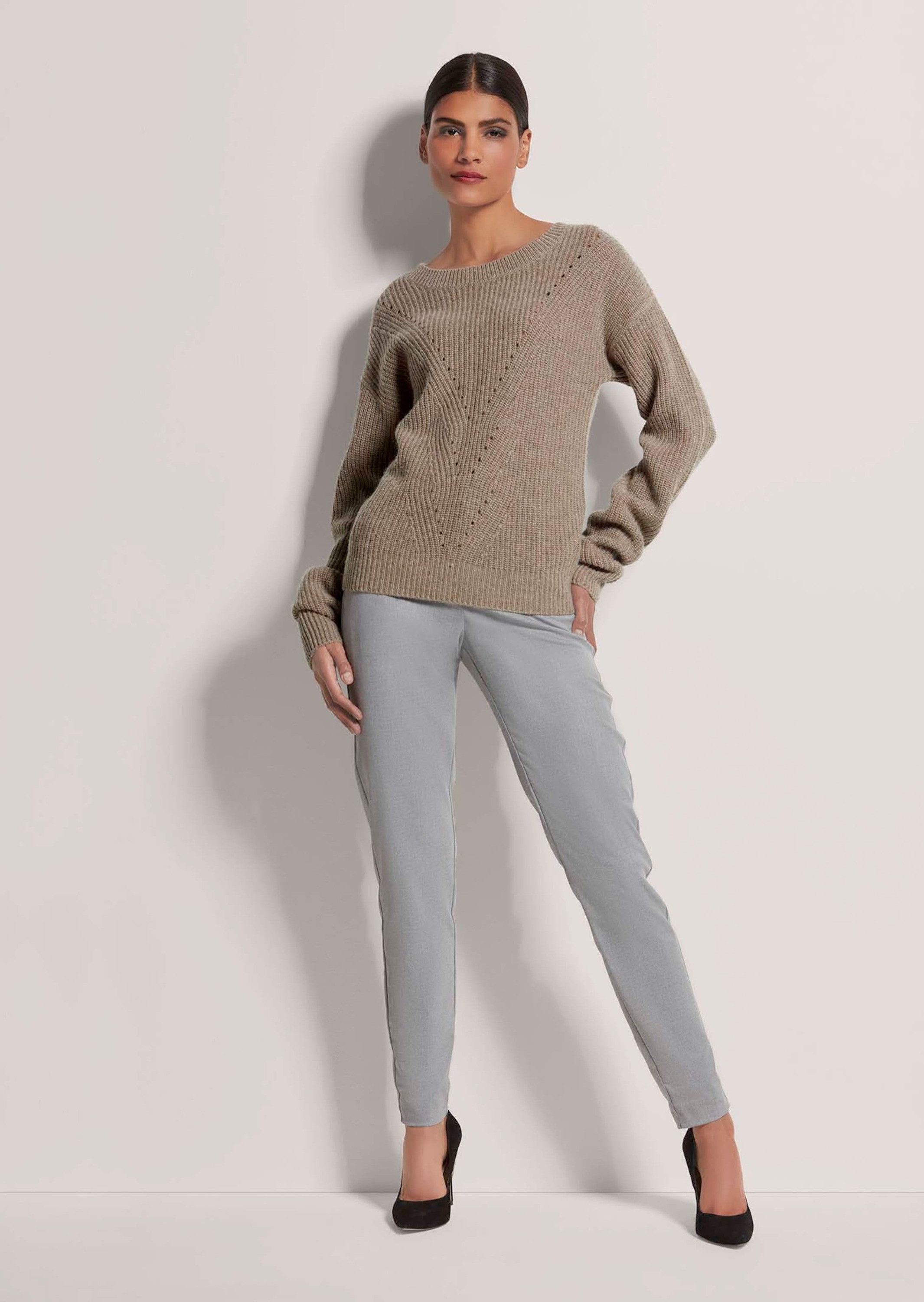 MADELEINE Strickpullover Rundhals-Pullover günstig online kaufen