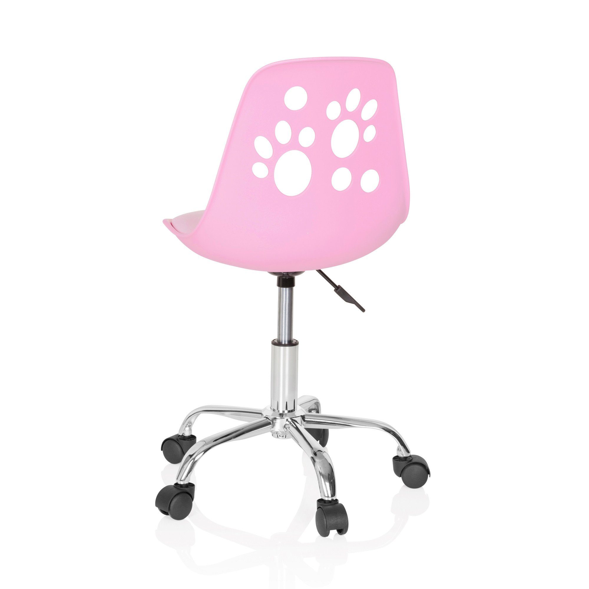 hjh OFFICE Drehstuhl ergonomisch Kunstleder Pink Kinderdrehstuhl ohne St), (1 Armlehnen I mitwachsend, FANCY
