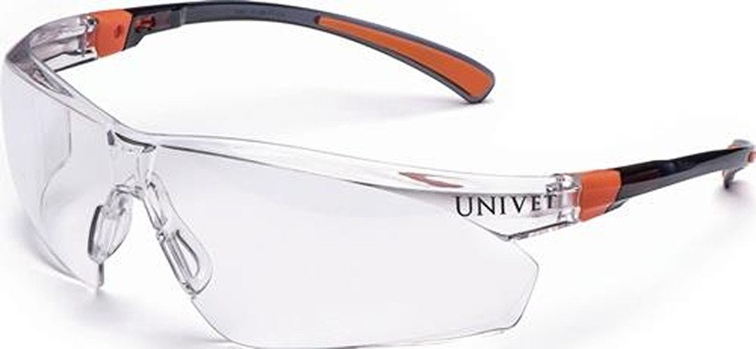 Univet Brille UNIVET Schutzbrille 506 UP EN 166,EN 170 Bügel schwarz/orange PC UNI