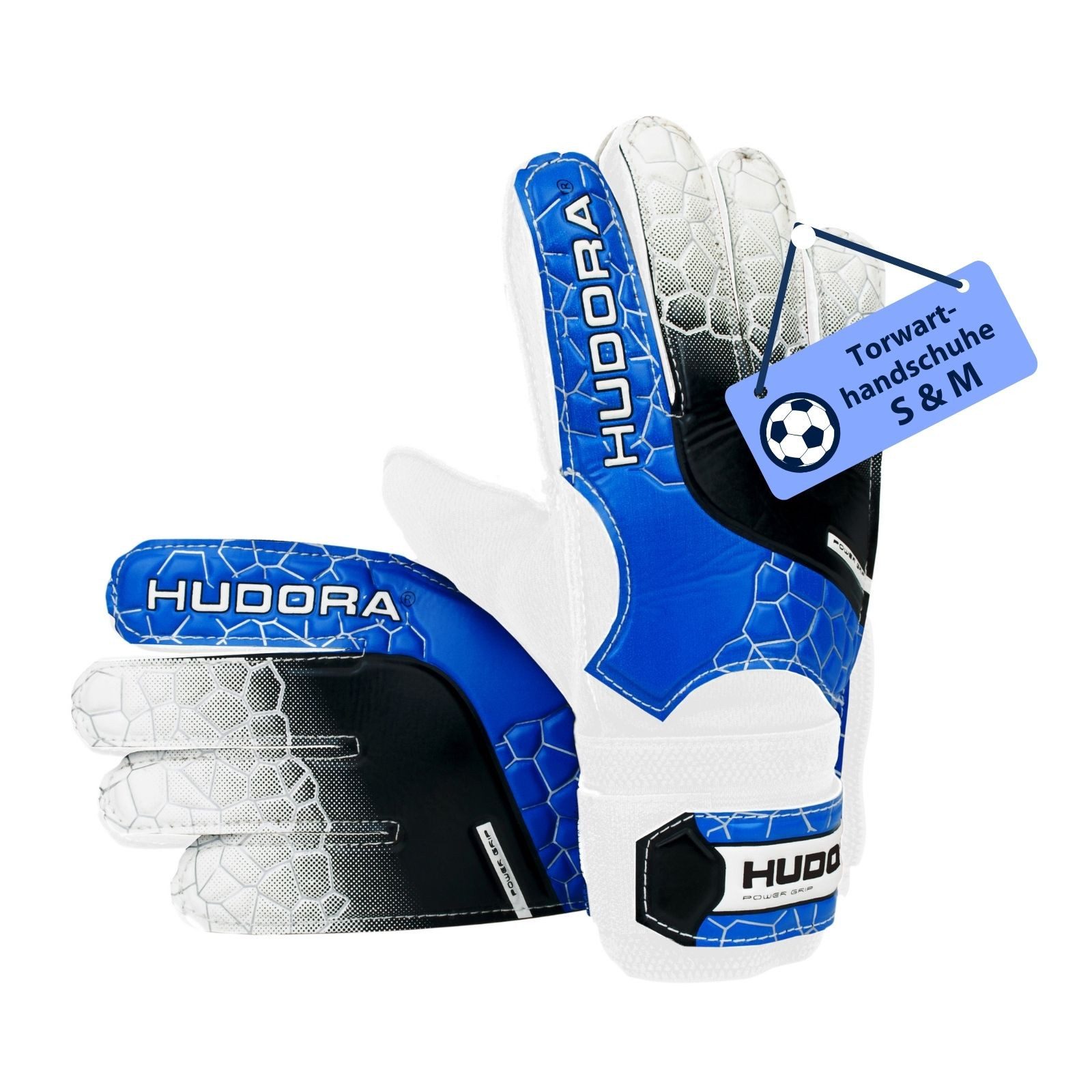 Hudora Torwarthandschuhe Torwarthandschuhe Kinder Größe S blau