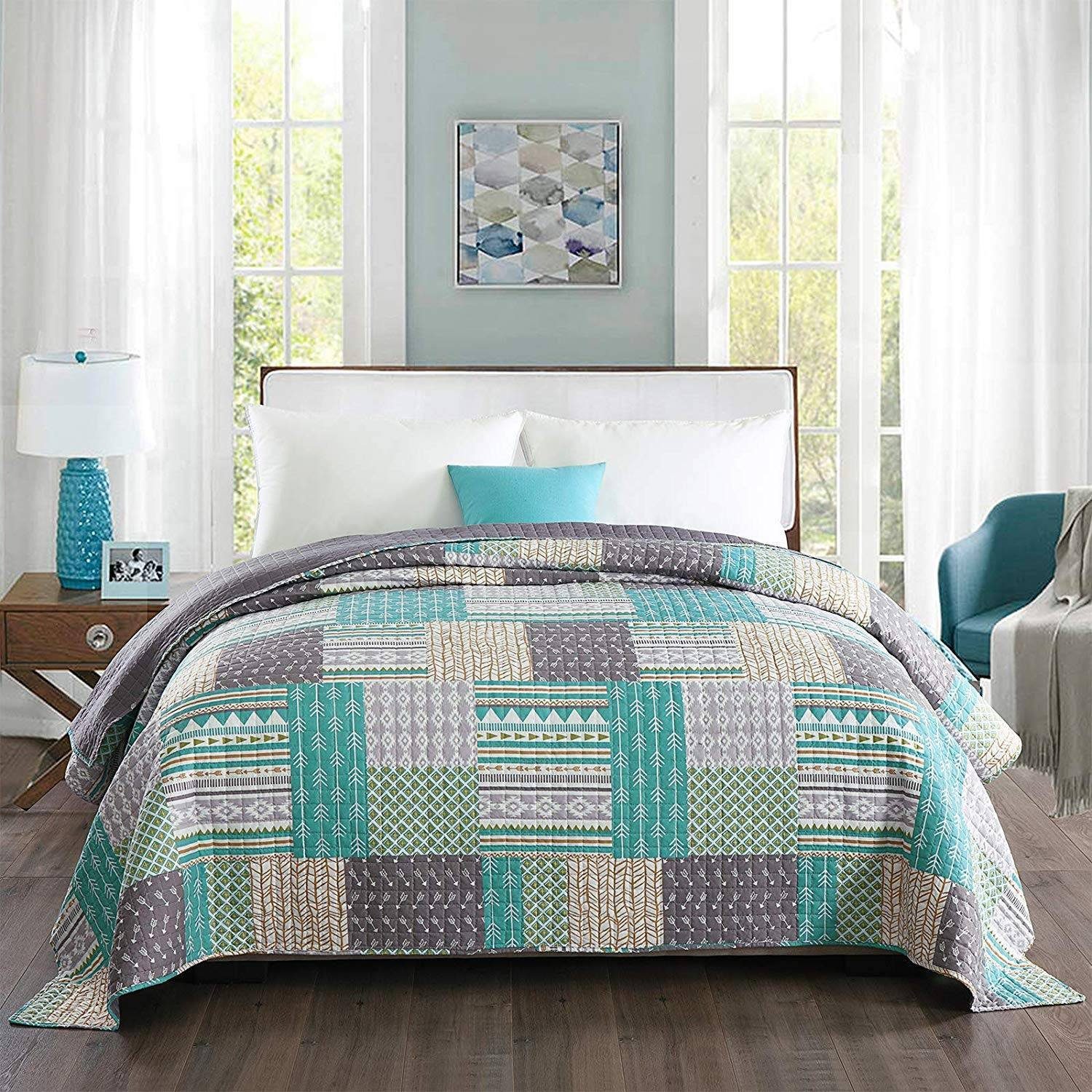 Woltu Tagesdecke, 2 x Bettüberwurf Doppelbett günstig online kaufen