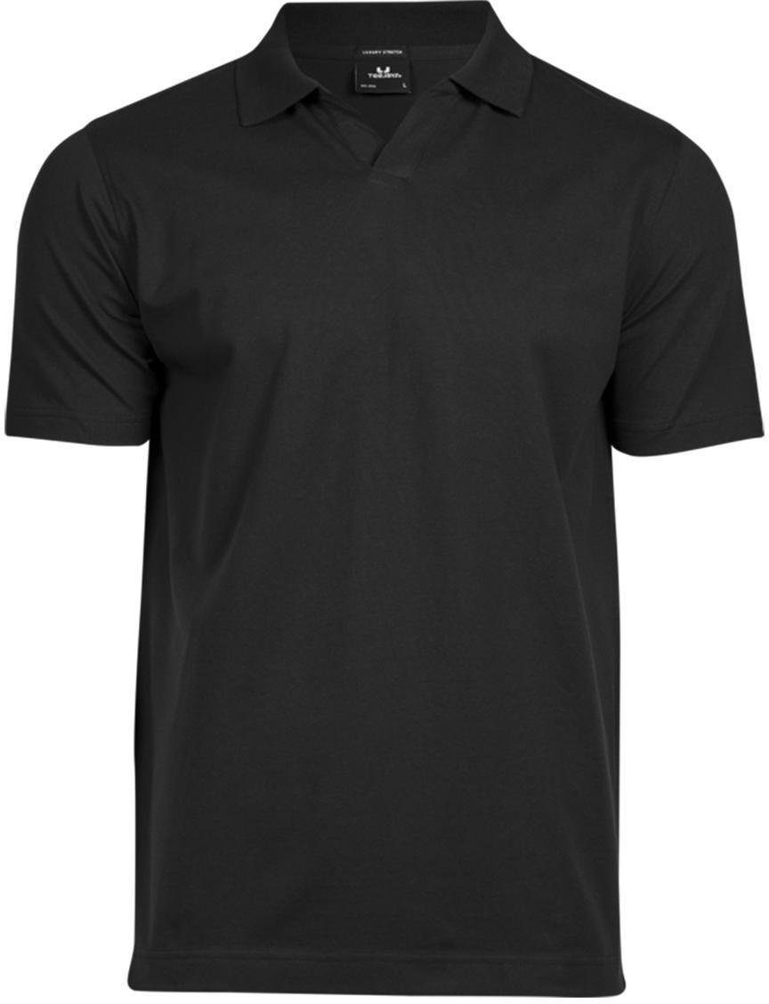 Tee Jays Poloshirt Luxury Stretch V-Neck Poloshirt für Herren