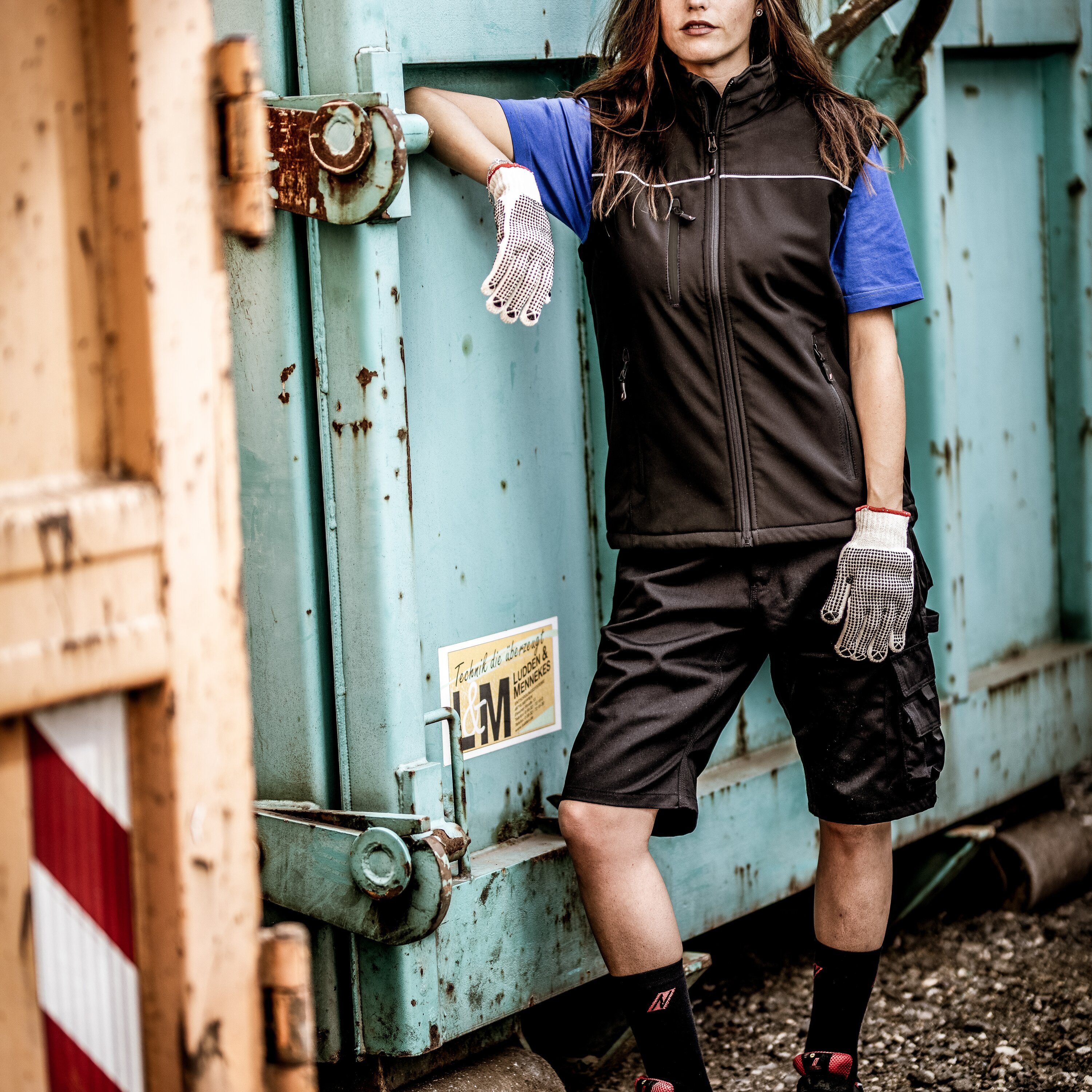 Nitras Softshellweste Weste Arbeitsweste Motion Tex Light