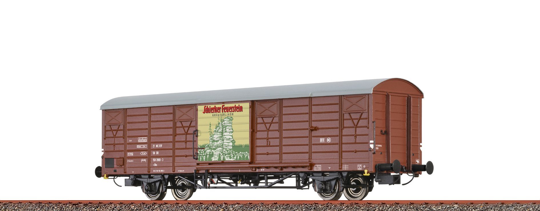 Brawa Güterwagen 49916 Brawa H0 Güterwagen-G Gbs [1500] DR, IV, Schierker DC