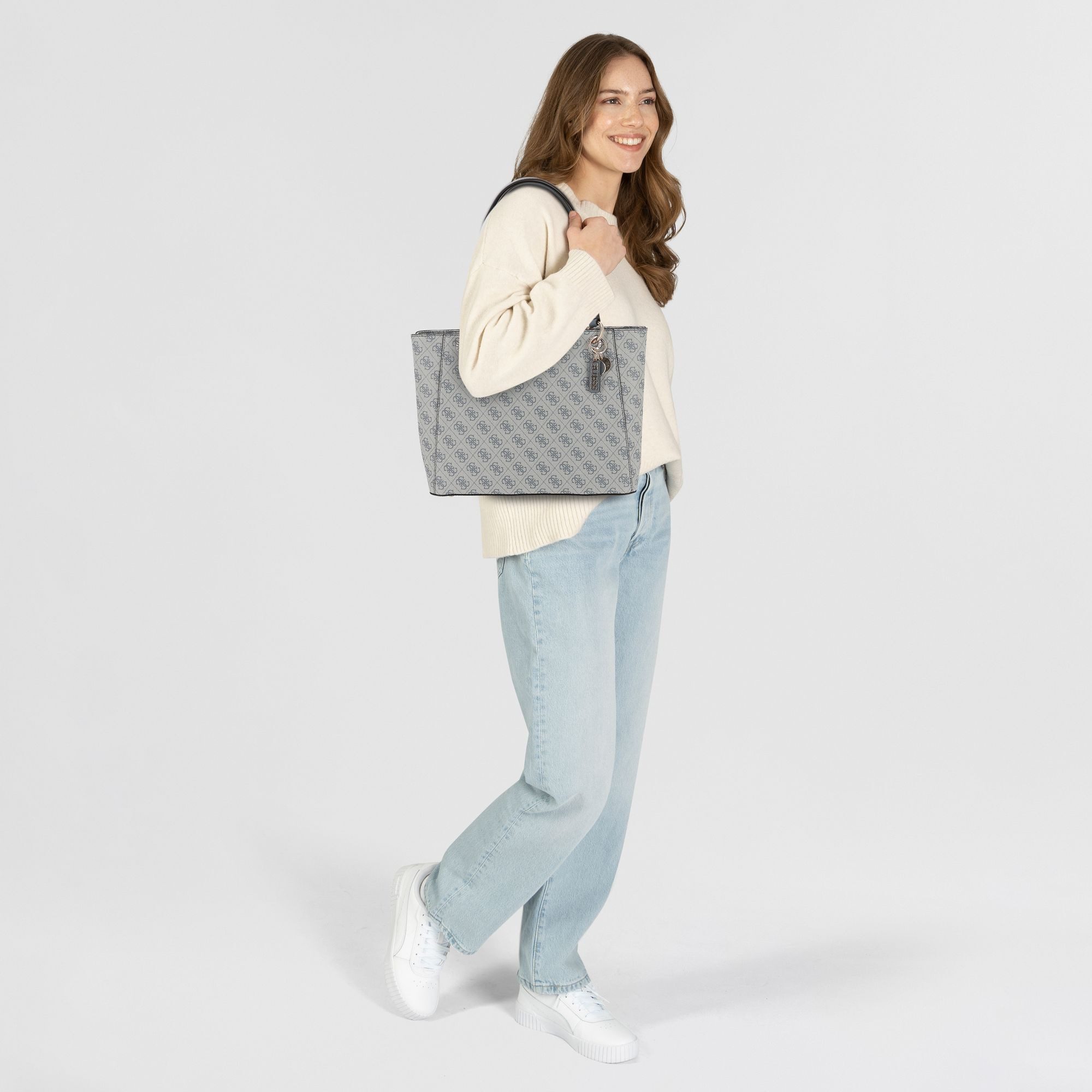 Guess Schultertasche Noelle II, Polyurethan günstig online kaufen