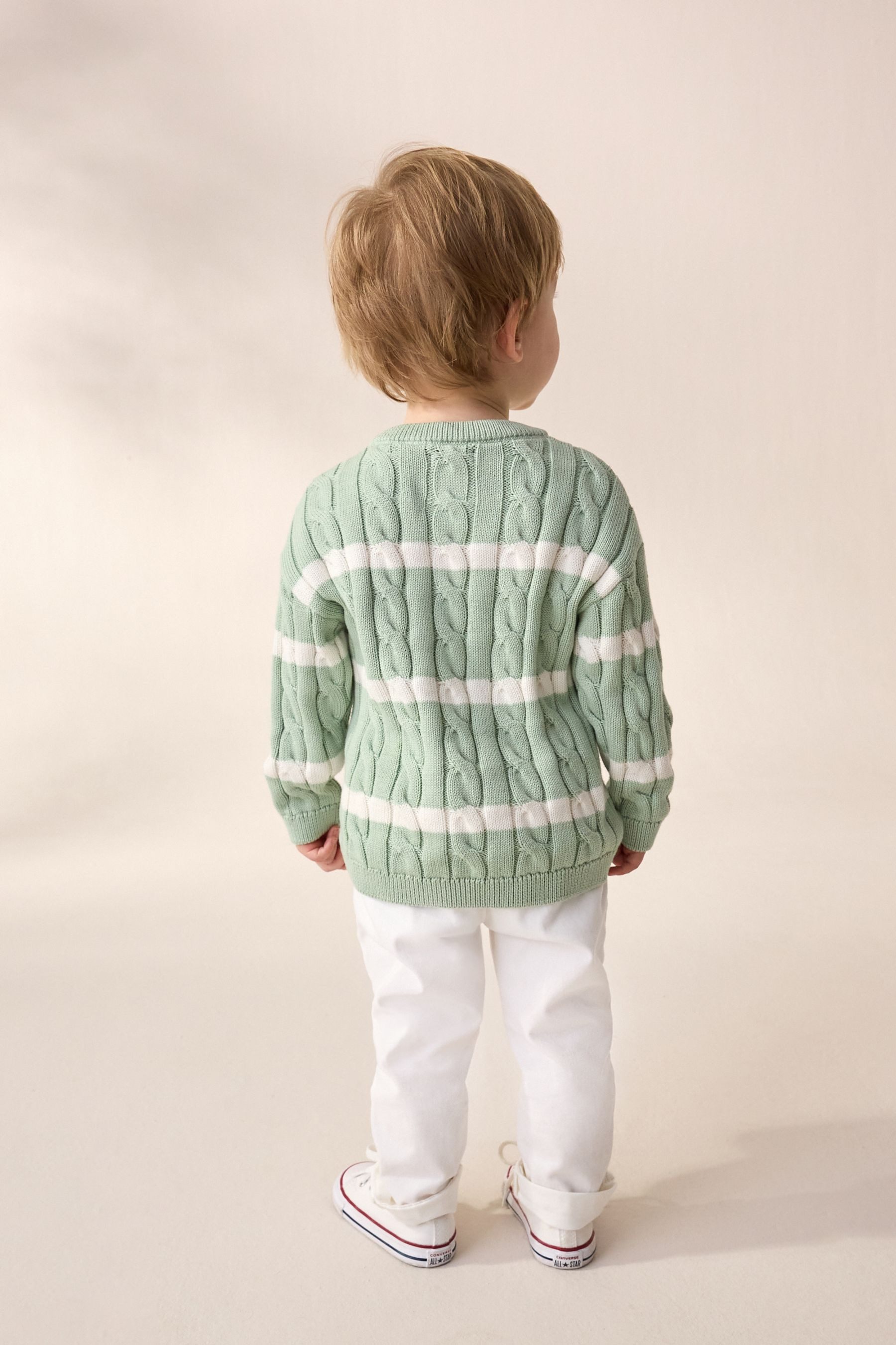 Next Rundhalspullover Rundhals-Pullover mit Zopfstrickmuster + günstig online kaufen