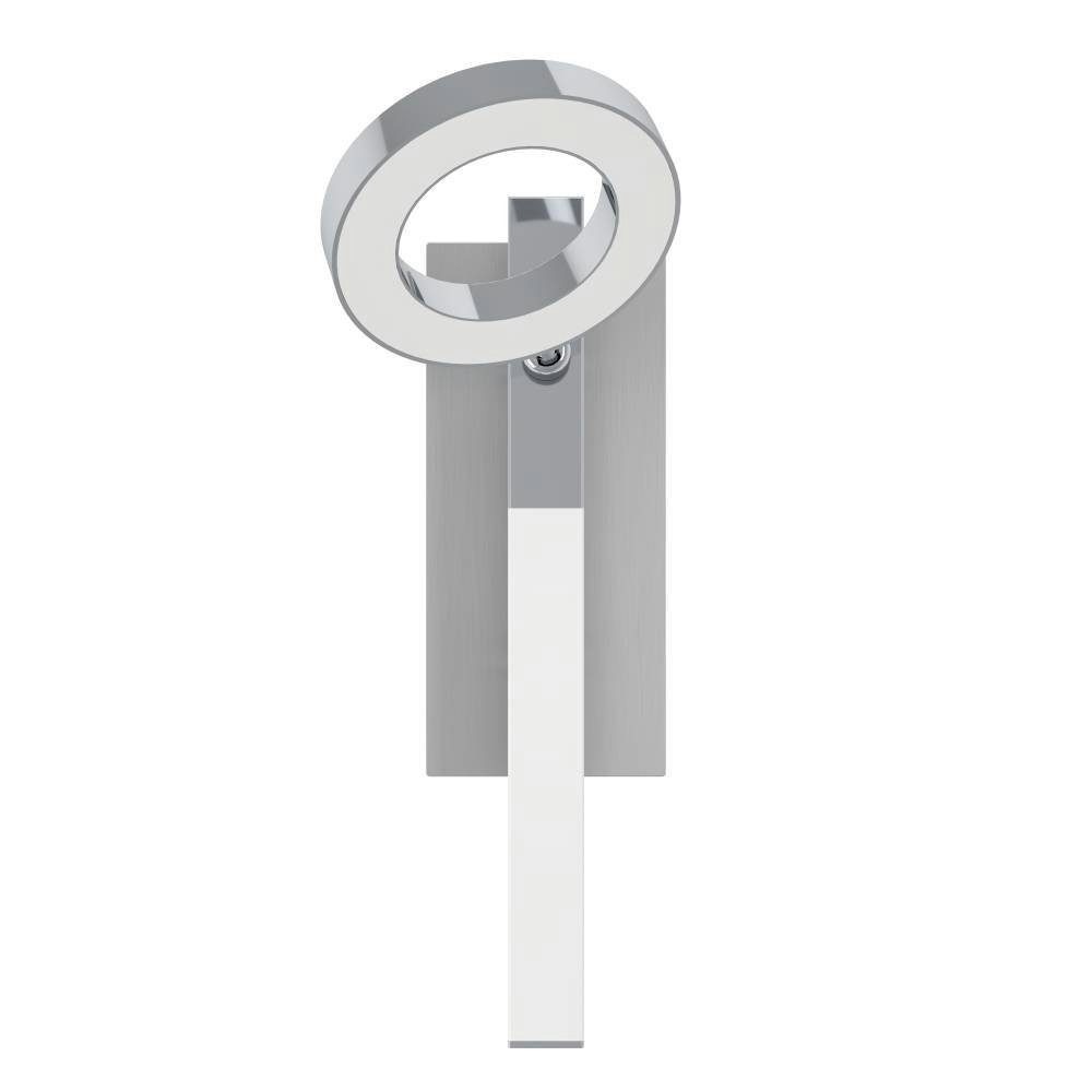 EGLO LED Wandleuchte CARDILLIO 1 Deckenlampe, Chrom, 1 flammig, schwenkbare Lampenköpfe, LED fest integriert, Warmweiß, Spot, warmweißes Licht, Wohnzimmer, Esszimmer, Küche, Flur, 22,5x6,5cm