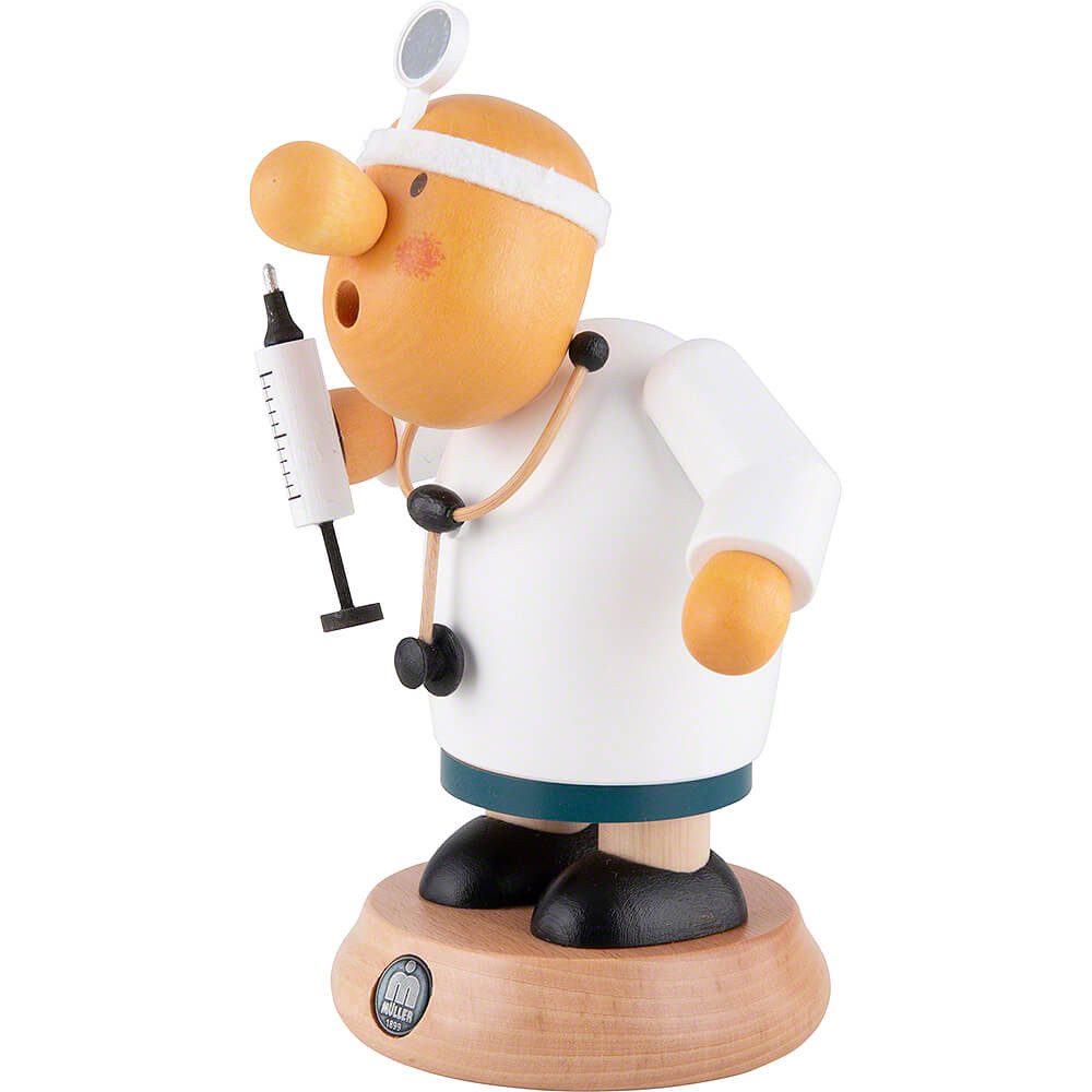 Müller Kleinkunst GmbH Seiffen Räuchermännchen Arzt (16cm) Räuchermann von Müller Kleinkunst