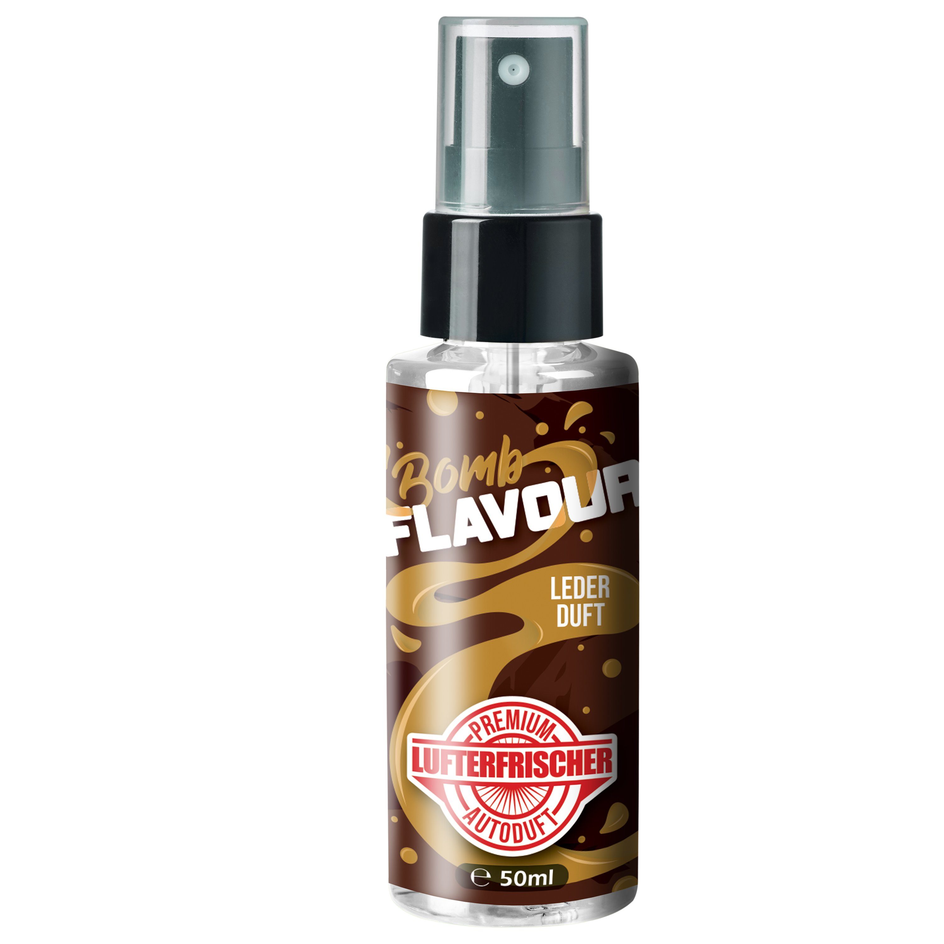 ShinyChiefs Flavour Innenraum Duftöl Lederduft 50ml (1-St) Lufterfrischer Bomb Autoduft