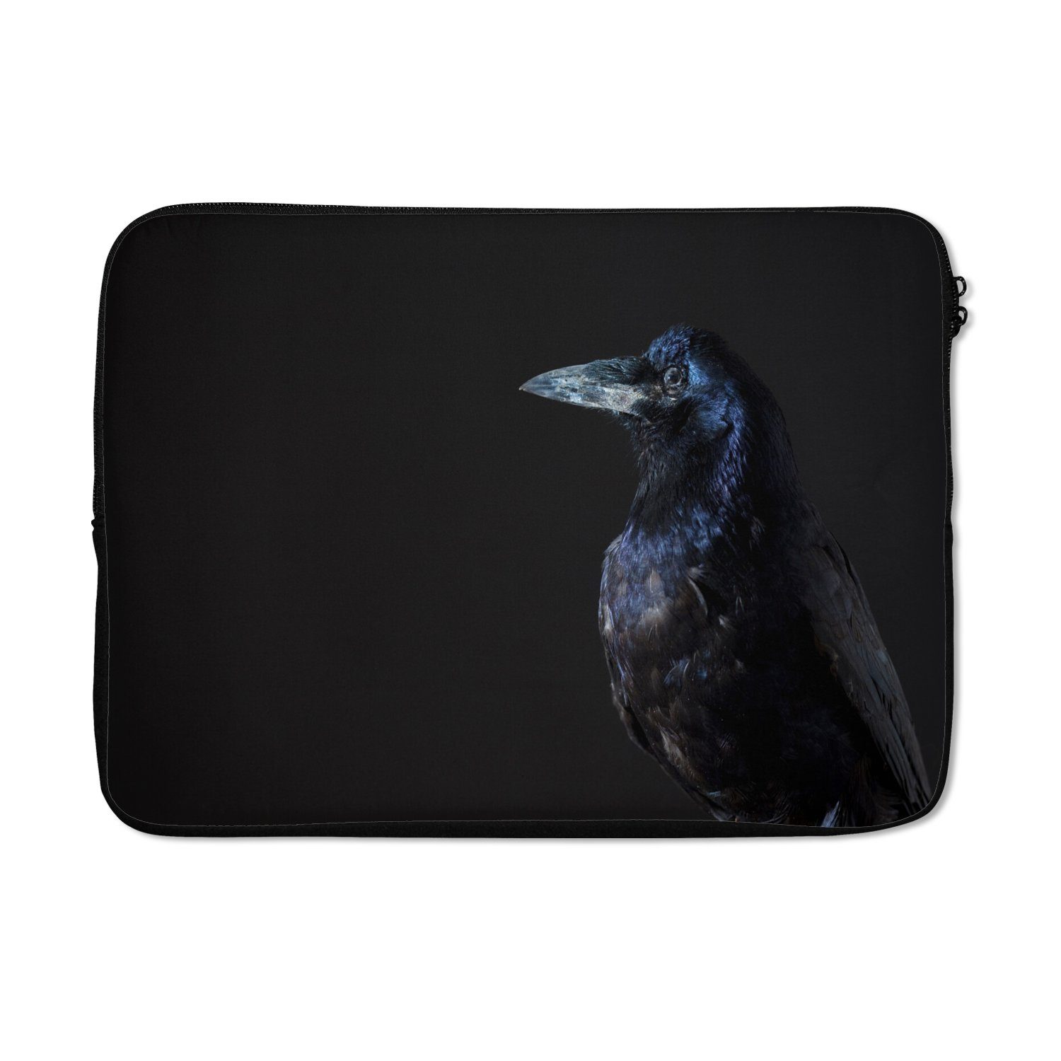 Laptop-Hülle Vogel - Tiere - Schwarz