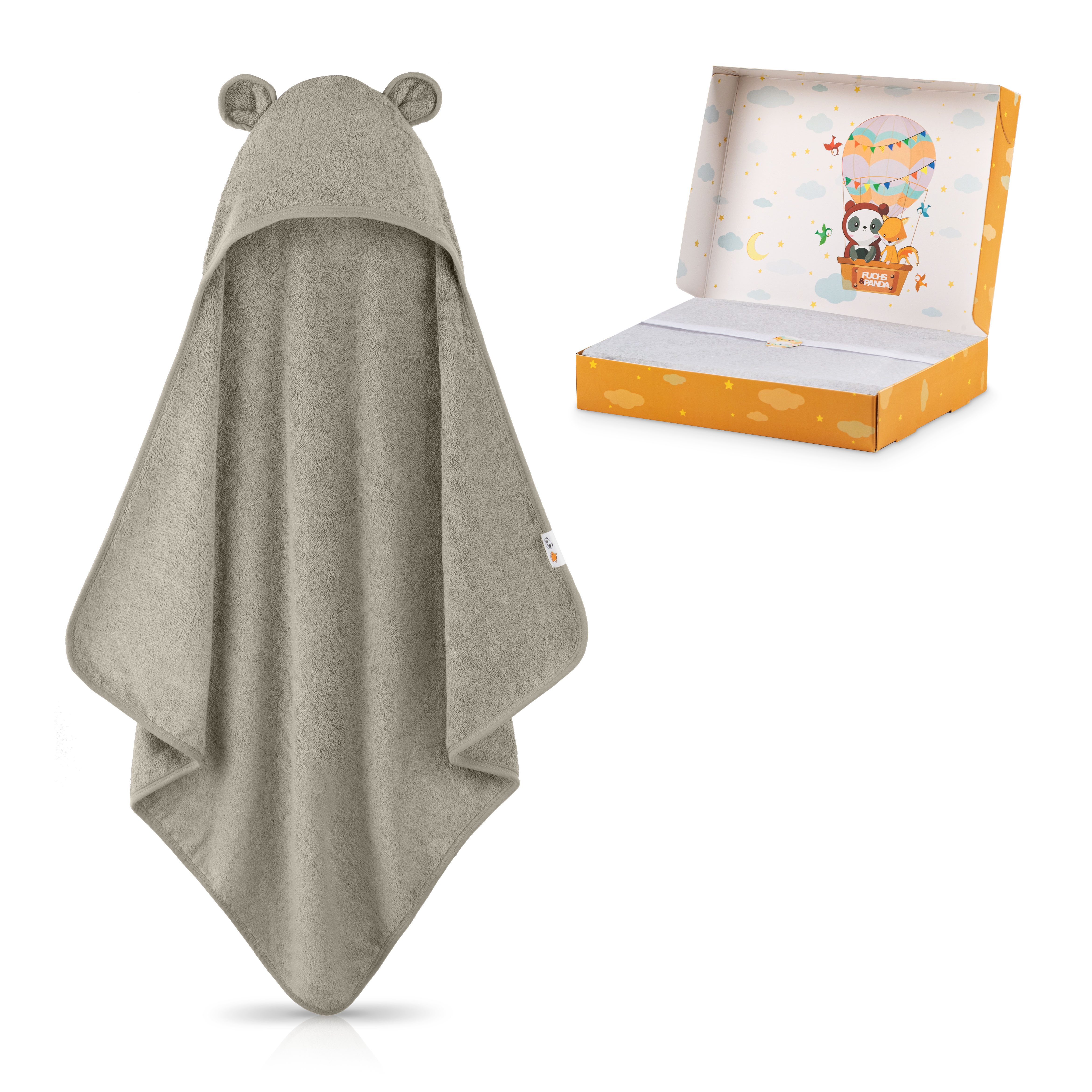 Fuchs & Panda Kapuzenhandtuch Kapuzenhandtuch Baby günstig online kaufen