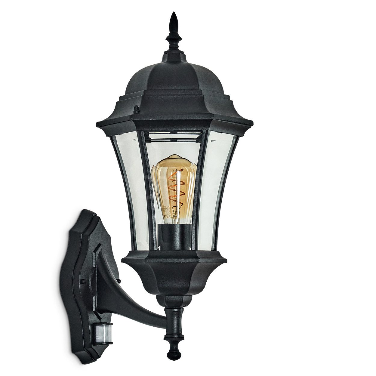 hofstein Außen-Wandleuchte vintage Wandlampe mit Bewegungsmelder günstig online kaufen