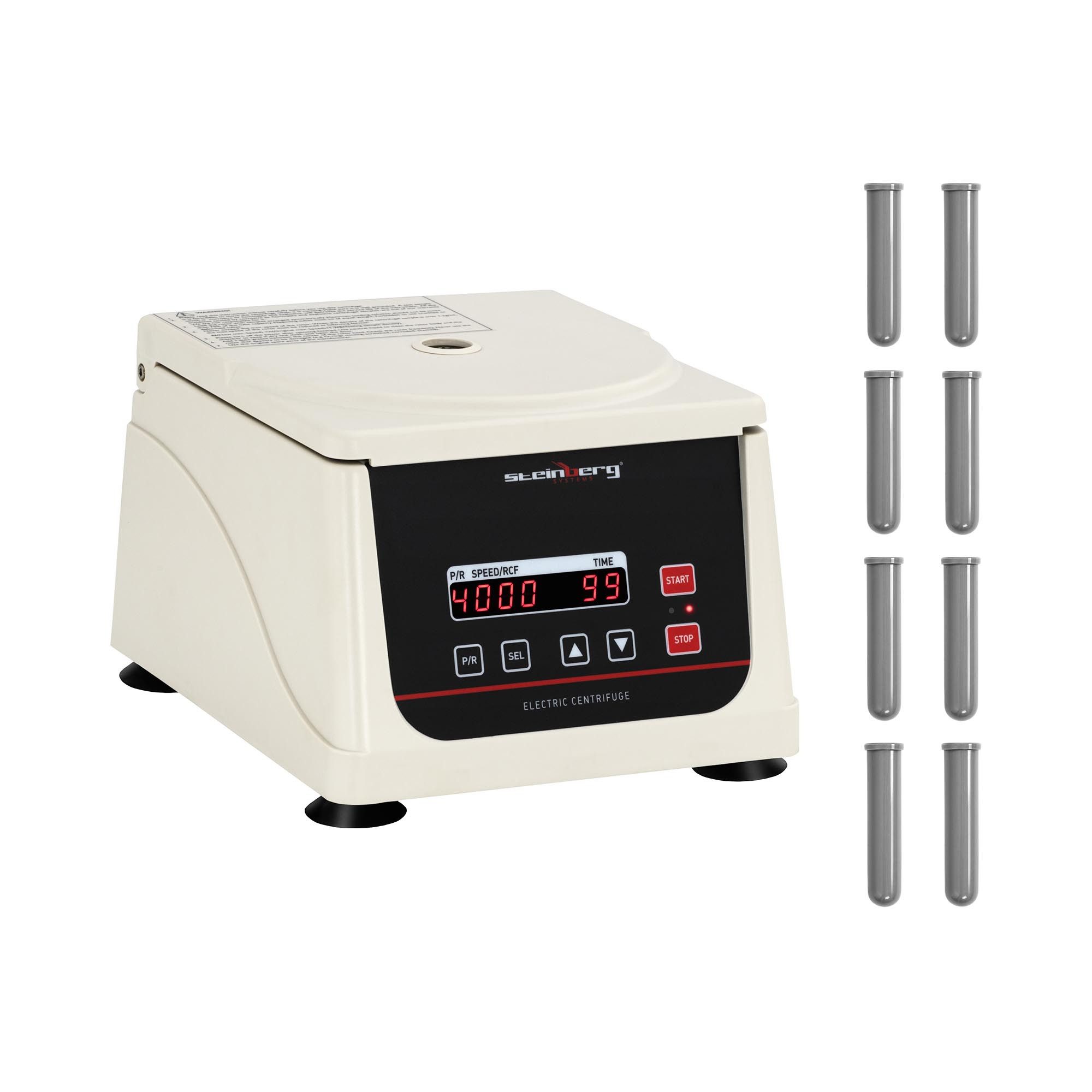 Steinberg Systems Laborzentrifuge 8x 15 ml Elektrische Tischzentrifuge RZB 1880 xg Leise 100W Zentrifuge, 4000 U/min