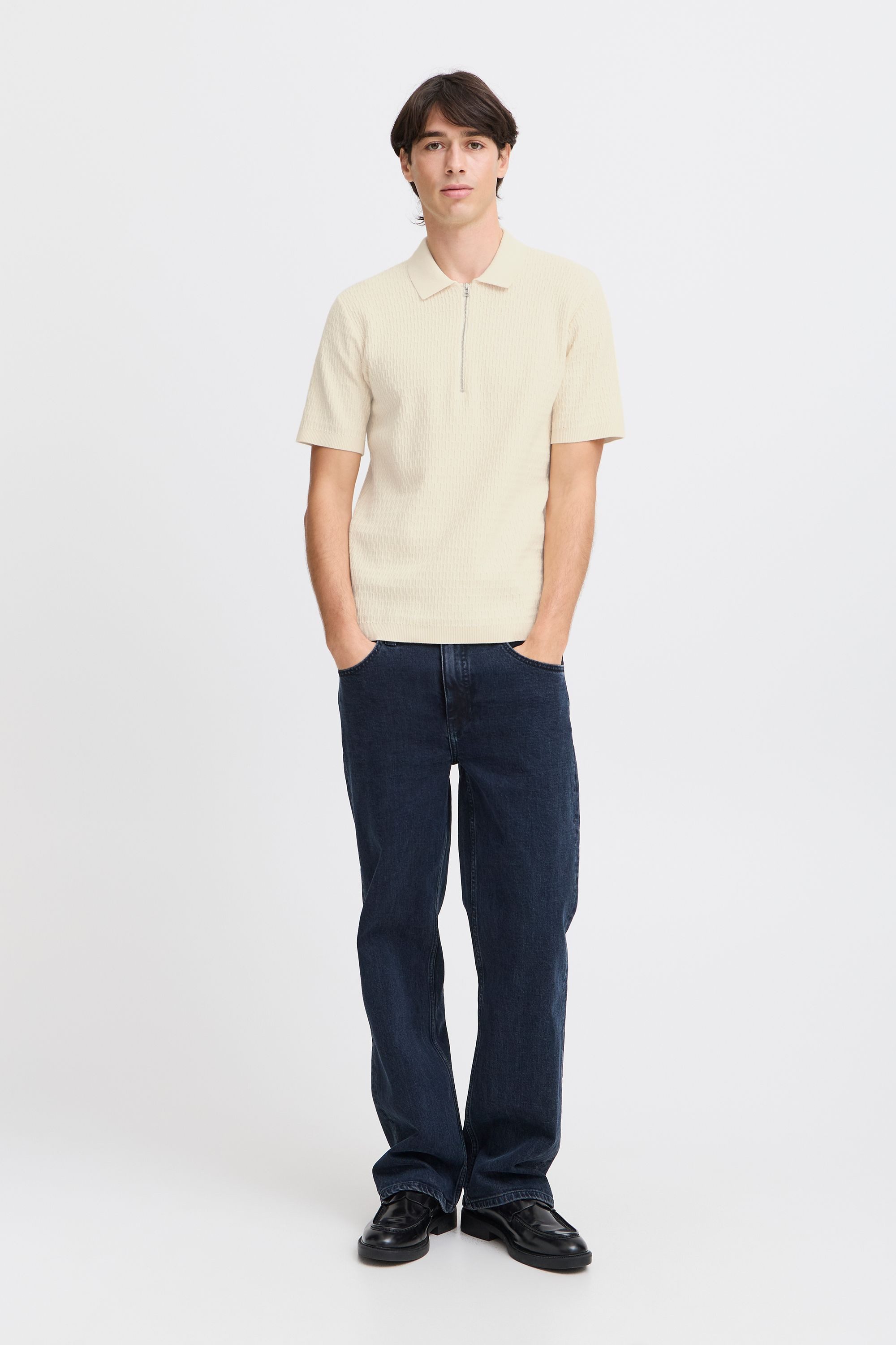 Casual Friday Poloshirt CFJoe Schickes Polohemd mit Reißverschluss